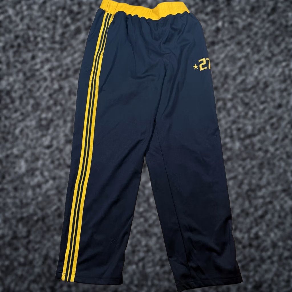 Starter VINTAGE Starter Track Pants Mens L Black Yellow Ankle Breakaway Basketball Paint? (Note: Unable to determine due to constraints) Size US 33 - 1 Thumbnail