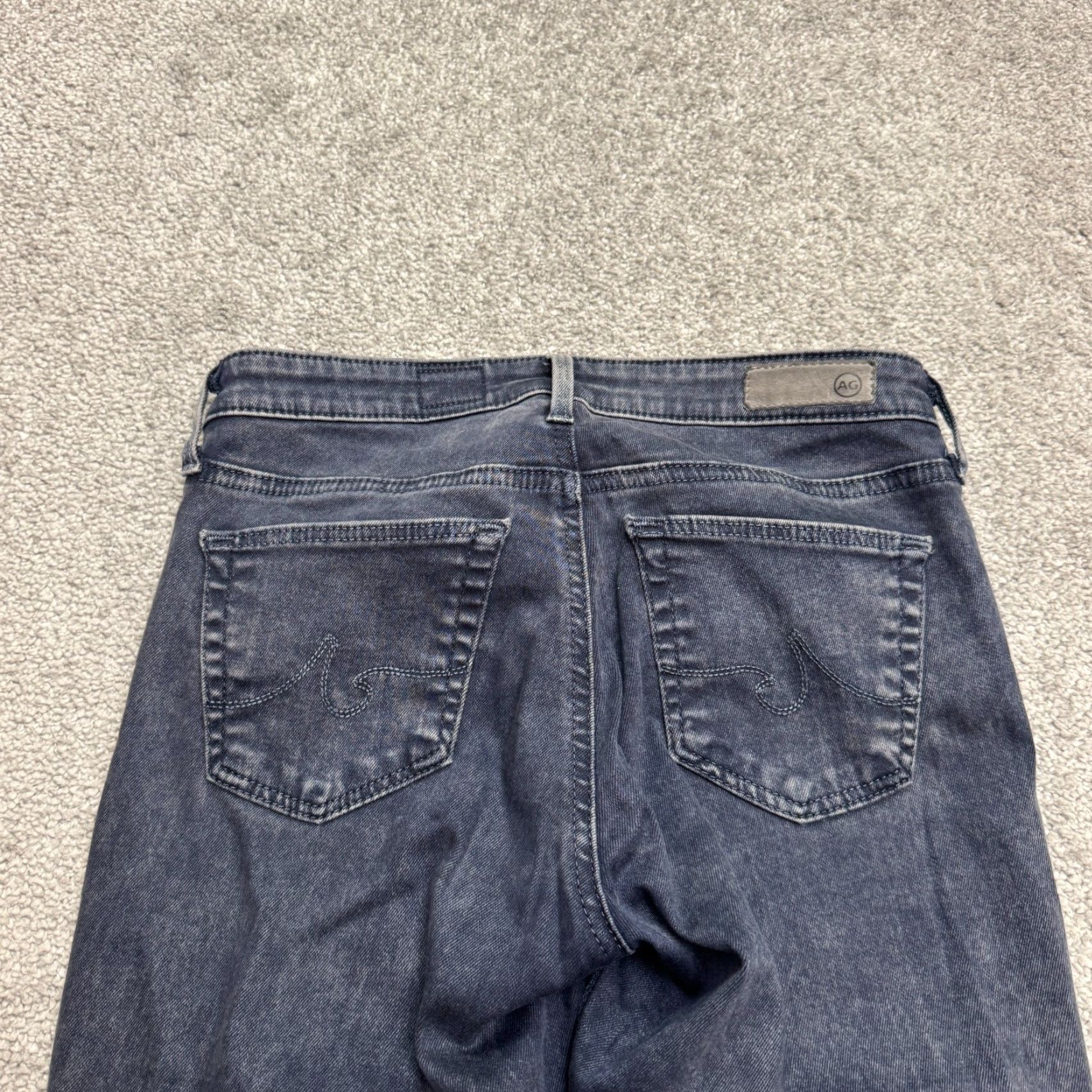 Denime AG Adriano Goldschmied Skinny Jeans Womens 25 Blue Denim Stretch City Streetwear Size 42" / US 20 - 5 Thumbnail