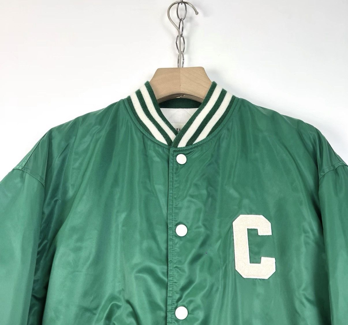 Celine Celine Long Sleeve Quilted Baseball Jacket K12 Size US S / EU 44-46 / 1 - 3 Thumbnail