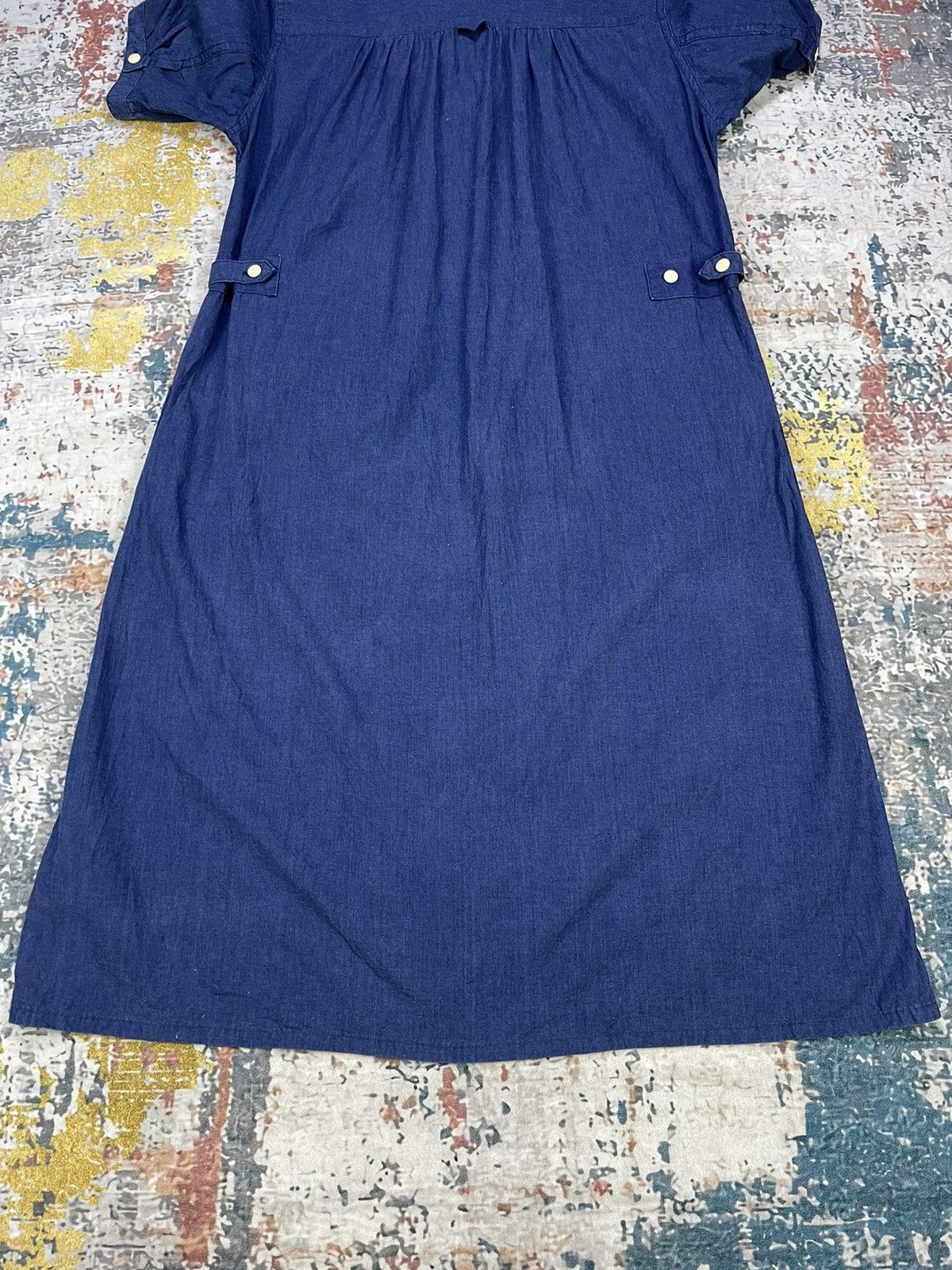 Margaret Howell MHL Margaret Howell Double Breasted Indigo Dress Size S / US 4 / IT 40 - 7 Thumbnail