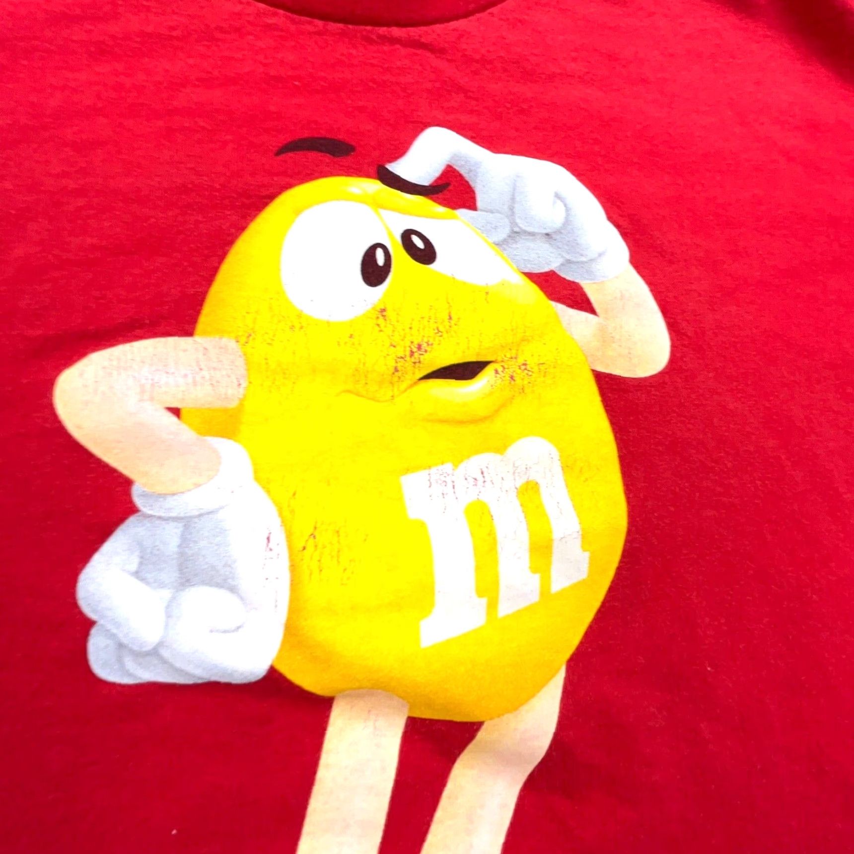 Vintage VINTAGE M&M's Shirt Men XL Red M&M's Tee Logo Cotton Shirt 2000s Cyber Skate Pop Culture Comics Grunge Hipster Movie TV Men's T-Shirt Size US XL / EU 56 / 4 - 7 Thumbnail