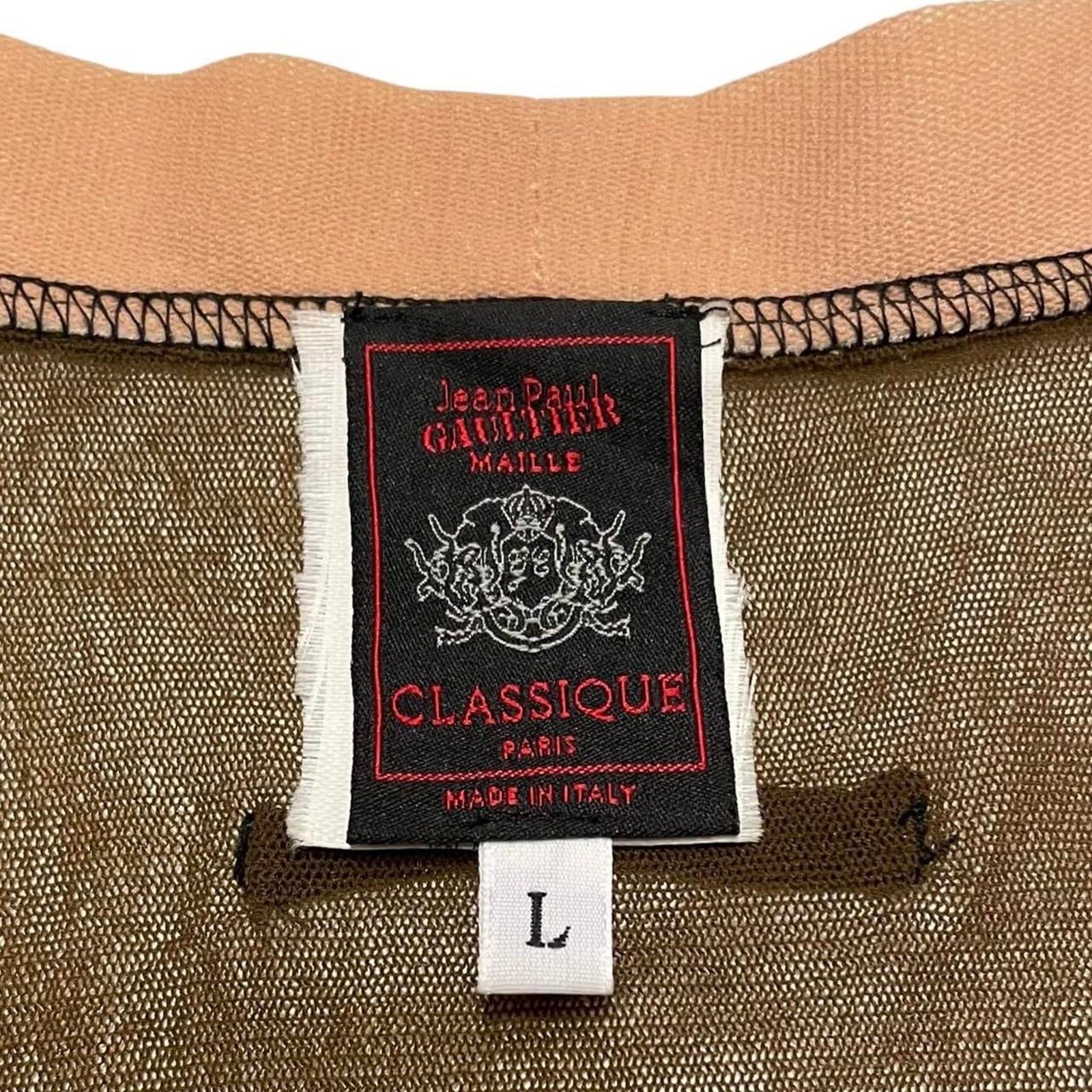 Jean Paul Gaultier VTG 90s y2k Jean Paul Gaultier x Fuzzi micro mesh cardigan Size L / US 10 / IT 46 - 7 Thumbnail