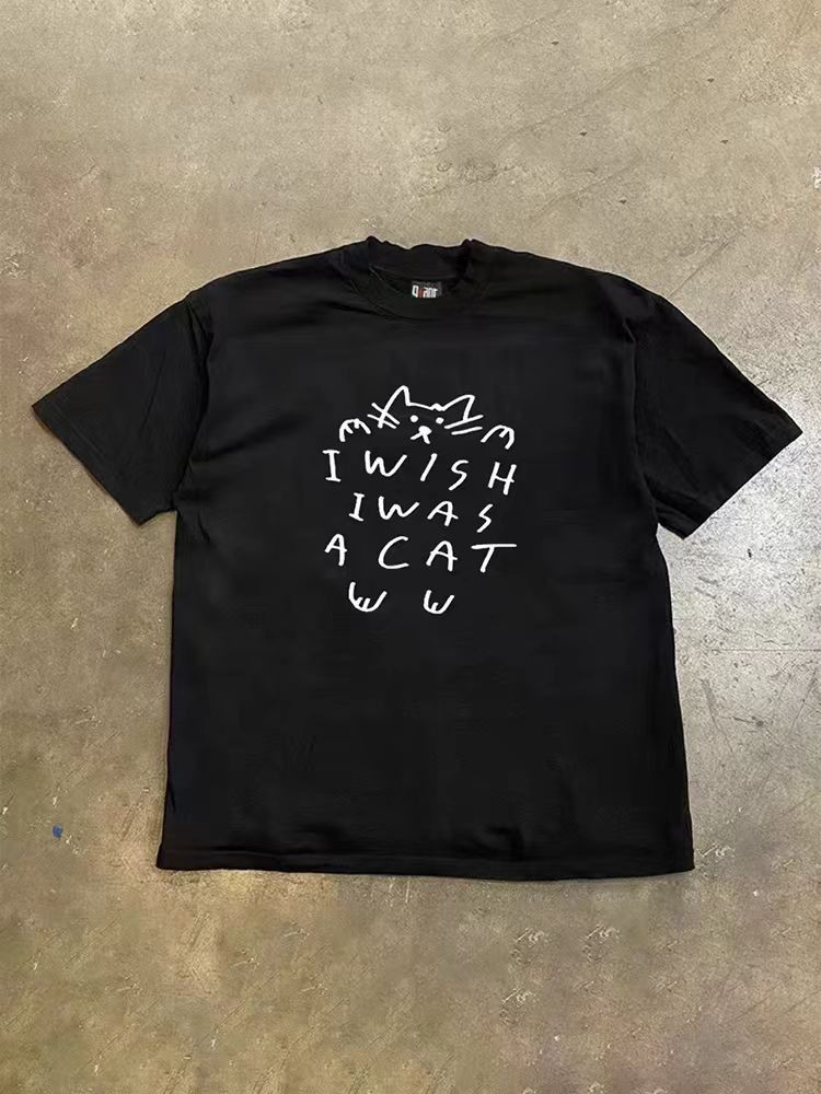 Japanese Brand × Vintage Black Loose Letter Printed Short Sleeve T-Shirt Size US L / EU 52-54 / 3 - 2 Thumbnail