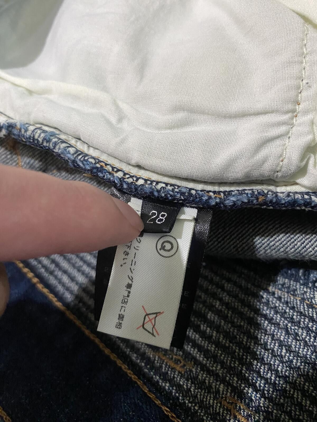 Balmain Balmain Raw Indigo Biker Denim Size US 28 / EU 44 - 8 Thumbnail