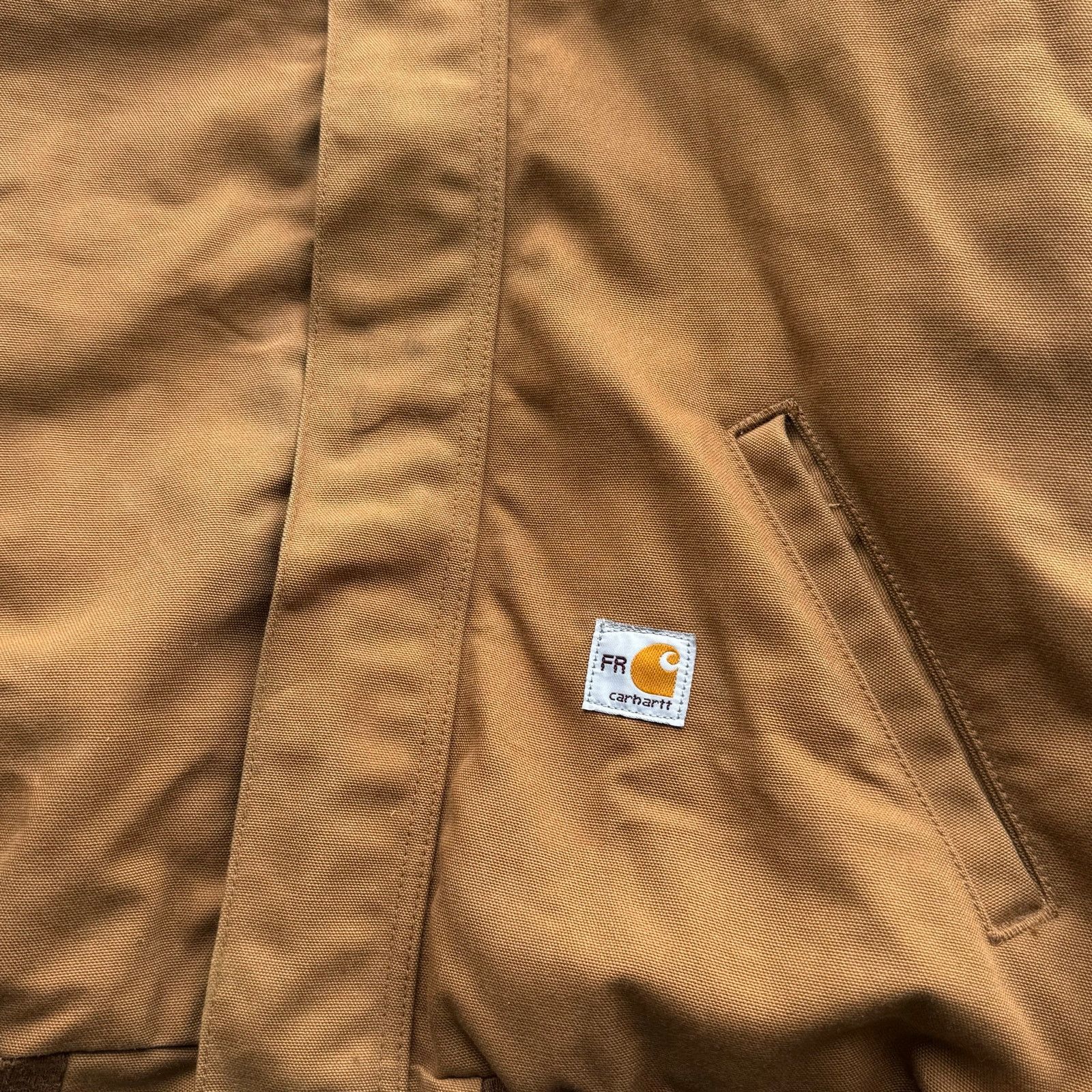 Carhartt Carhartt FRJ135 BRN Flame Resistant Workwear Jacket Sz 2XL Size US XXL / EU 58 / 5 - 4 Thumbnail