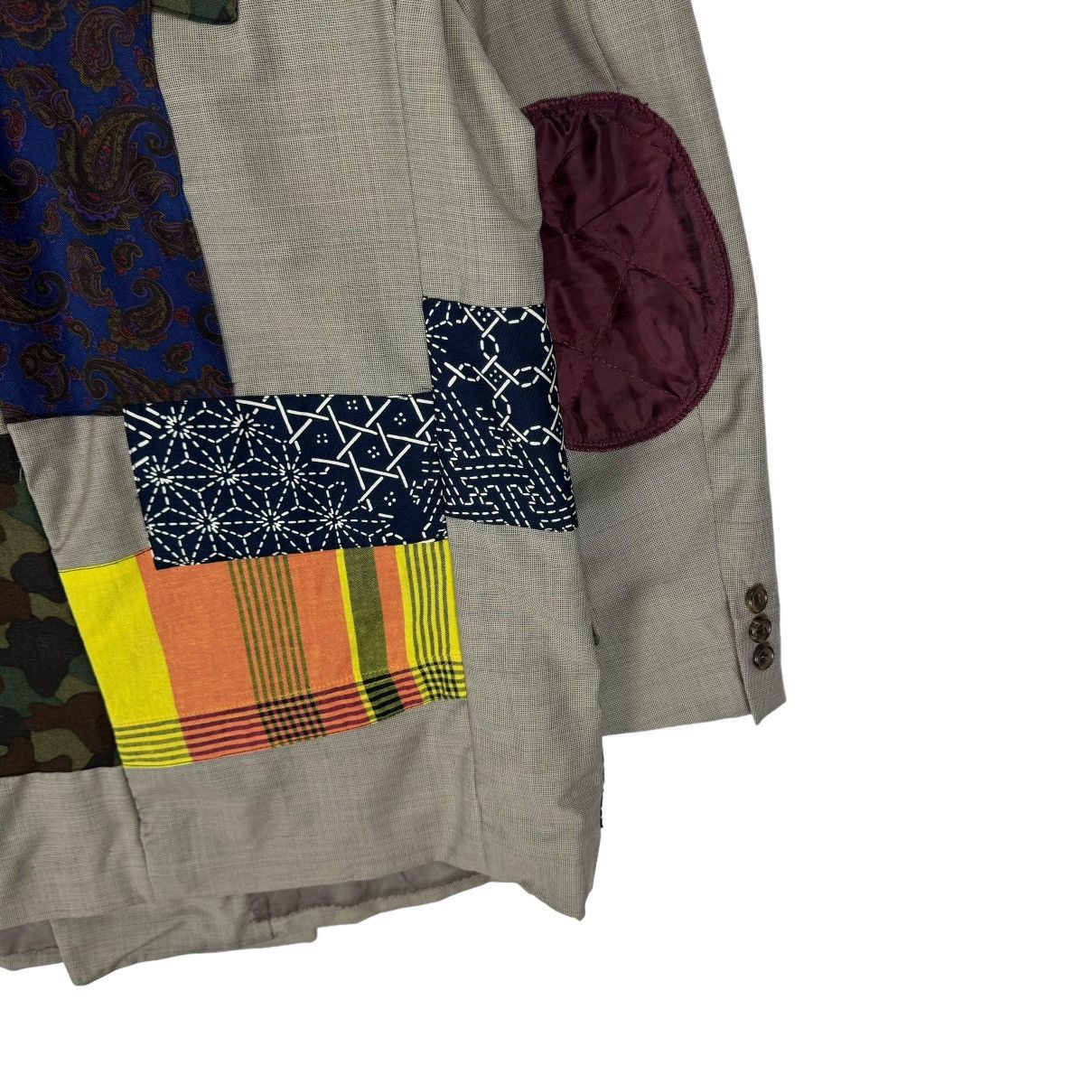 Comme des Garcons ☀️CDG HOMME DEUX FW1992 PATCHWORK BLAZER LIKE JUNYA WATANABE Size US S / EU 44-46 / 1 - 9 Thumbnail