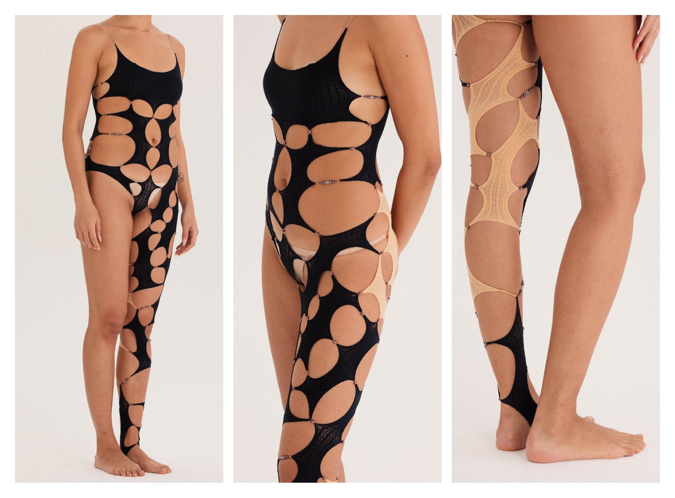 RUIbuilt $1030 RUI Size 2 Asymmetric Unitard Size M / US 6-8 / IT 42-44 - 2 Thumbnail