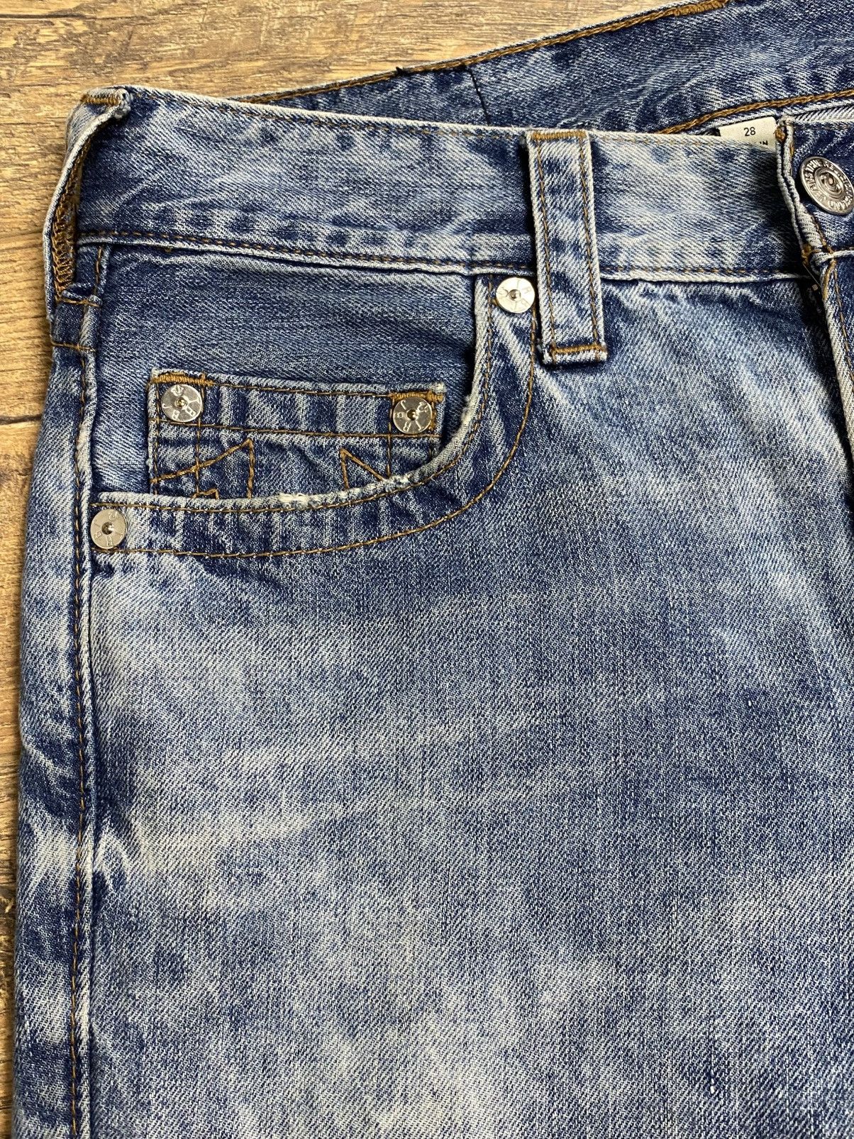 True Religion True Religion Acid Wash Skinny Jeans Rare Futuristic Y2K Size US 28 / EU 44 - 9 Thumbnail