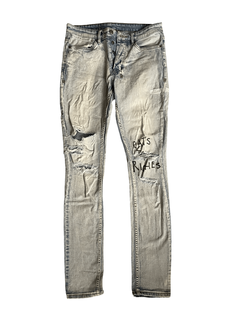 Ksubi Ksubi D-Van Winkle Rats to Riches Trashed Jeans Size US 30 / EU 46 - 3 Thumbnail