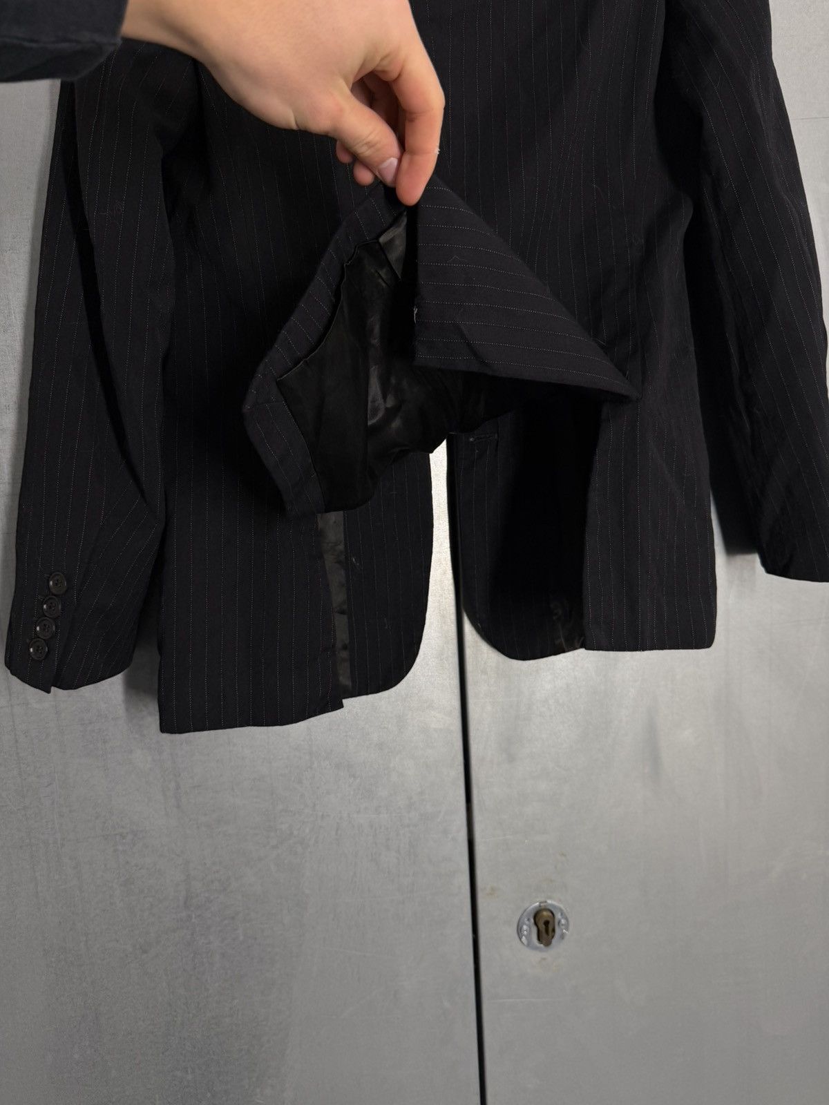 Helmut Lang Vintage 80s Helmut Lang Vienna Wien Rare Blazer Size 42L - 17 Thumbnail