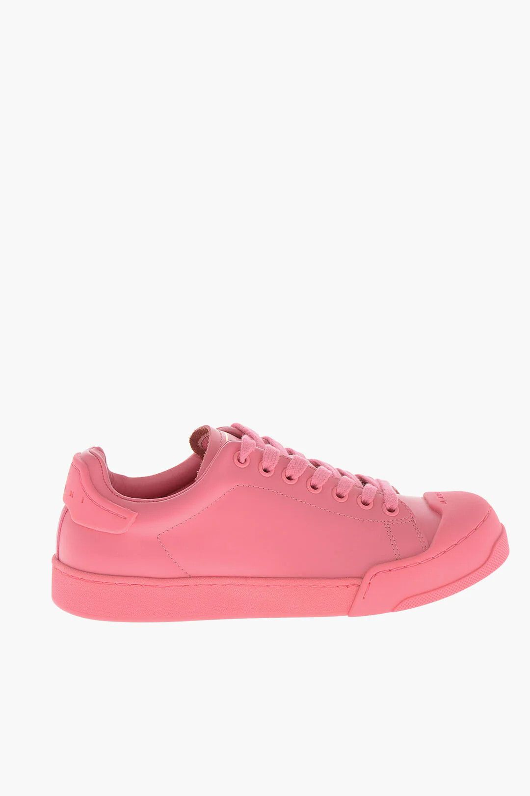 Marni og1mm0326 Leather Low-Top Sneakers in Pink Size US 8 / IT 38 - 1 Thumbnail