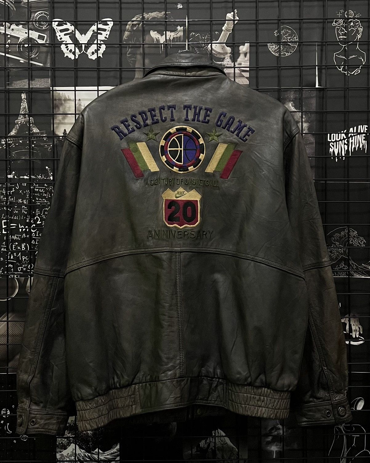 Nike Leather Jacket 20th Anniversary Limited Edition Size US XL / EU 56 / 4 - 1 Thumbnail