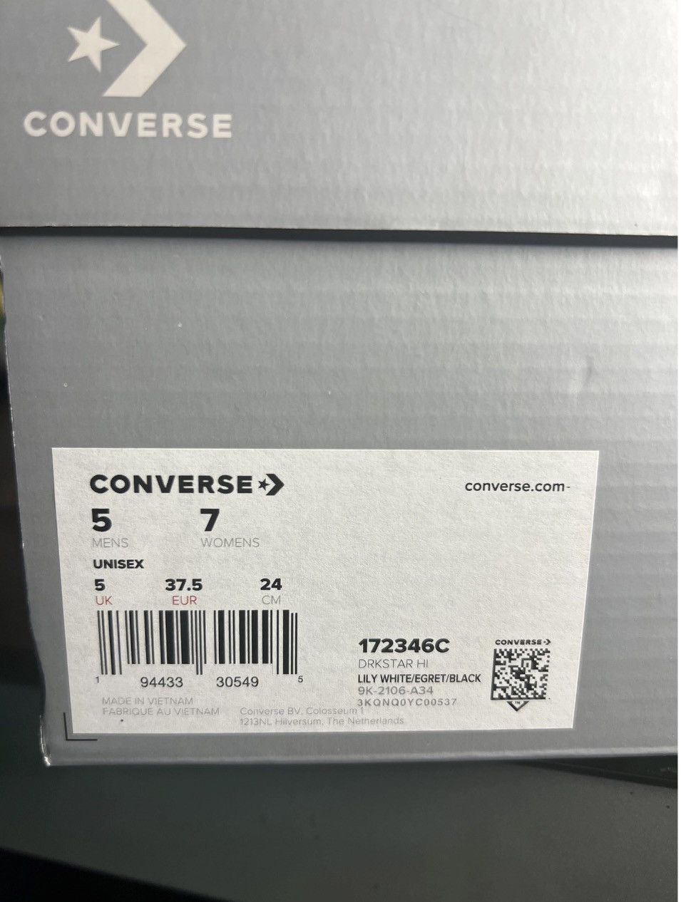 Converse × Rick Owens Drkshdw Rick Owens x Converse Drkstar High top BNIB US Size 5 Size US 5 / EU 37 - 4 Thumbnail