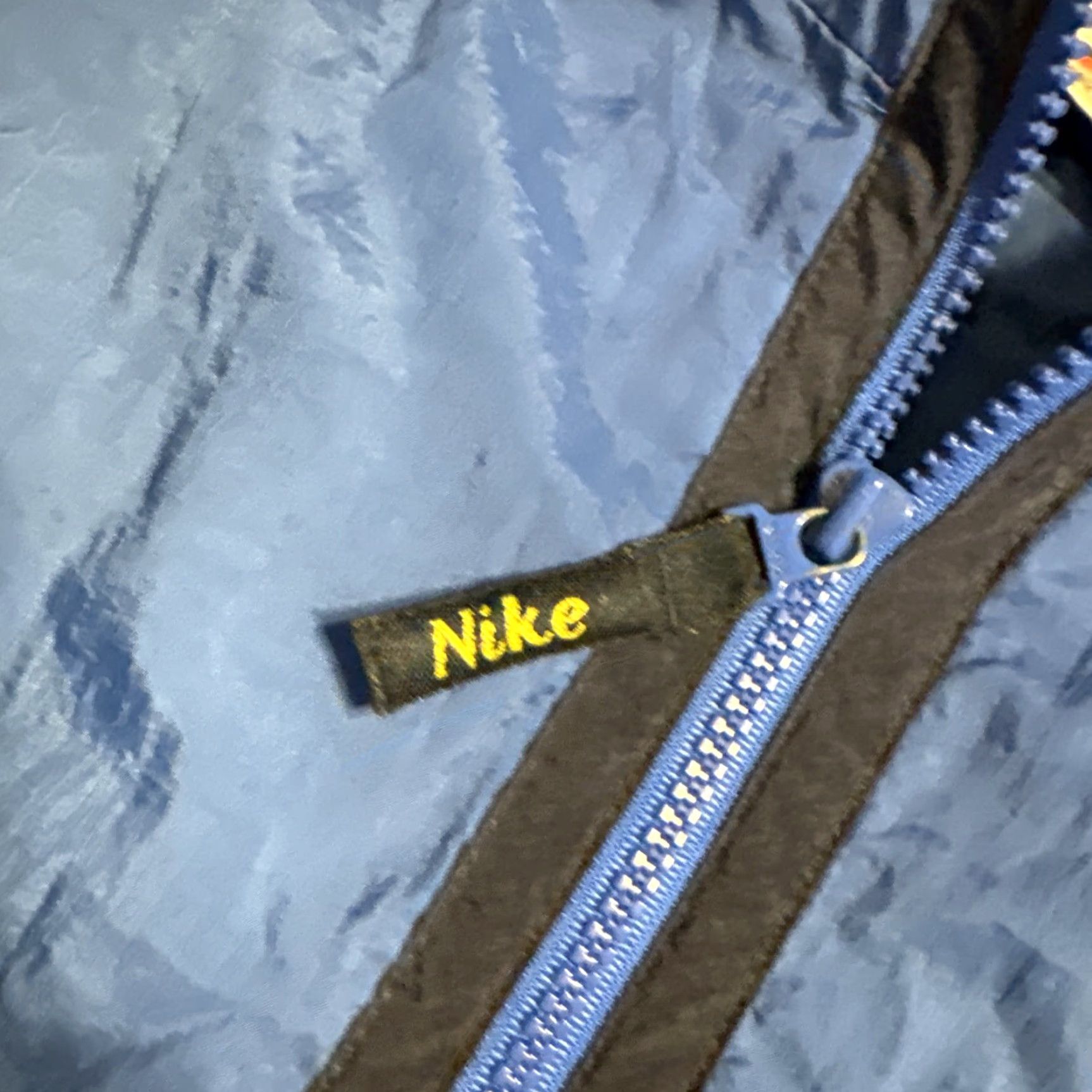 Nike VINTAGE Nike Windbreaker Jacket Unisex Adults L Blue 90s Pullover Half Zip White Tag Large Size US L / EU 52-54 / 3 - 4 Thumbnail