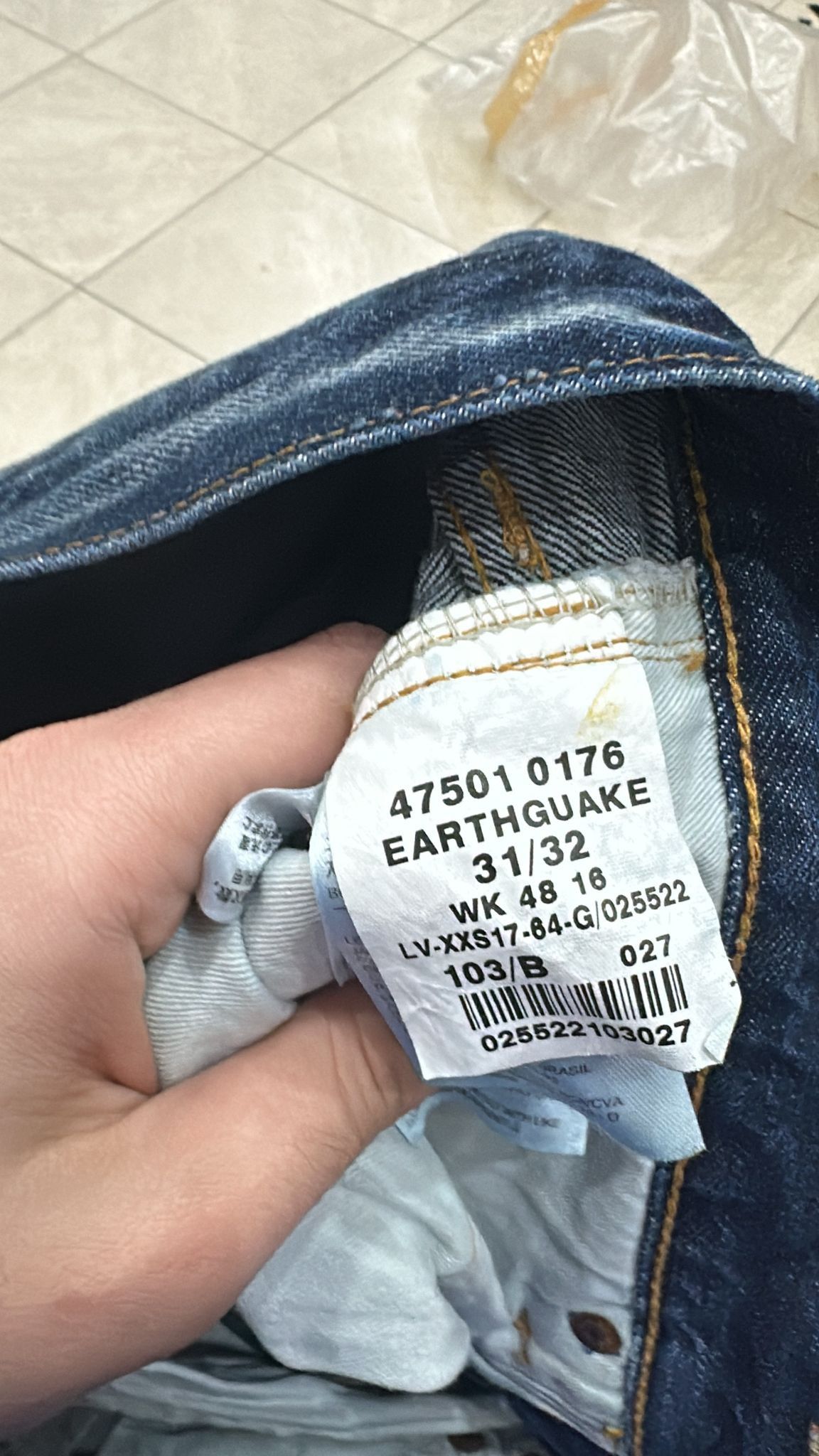 Levi's Vintage Clothing LVC Levi's Vintage Clothing 1947 501XX BigE Selvedge Jeans Size US 31 - 8 Thumbnail