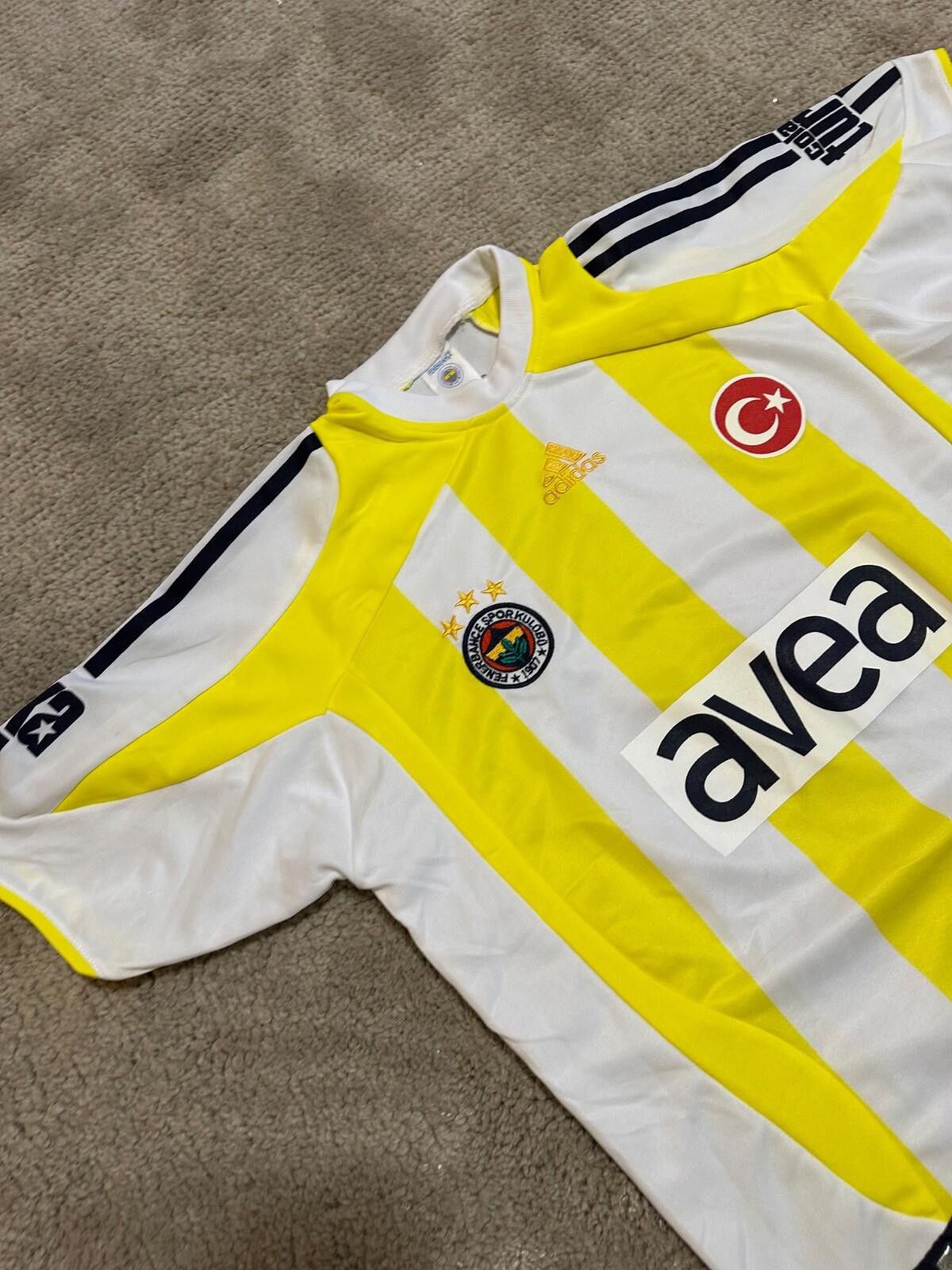 Adidas 2007-08 Adidas Fenerbahce Away Football Shirt Soccer Jersey Size US S / EU 44-46 / 1 - 4 Thumbnail