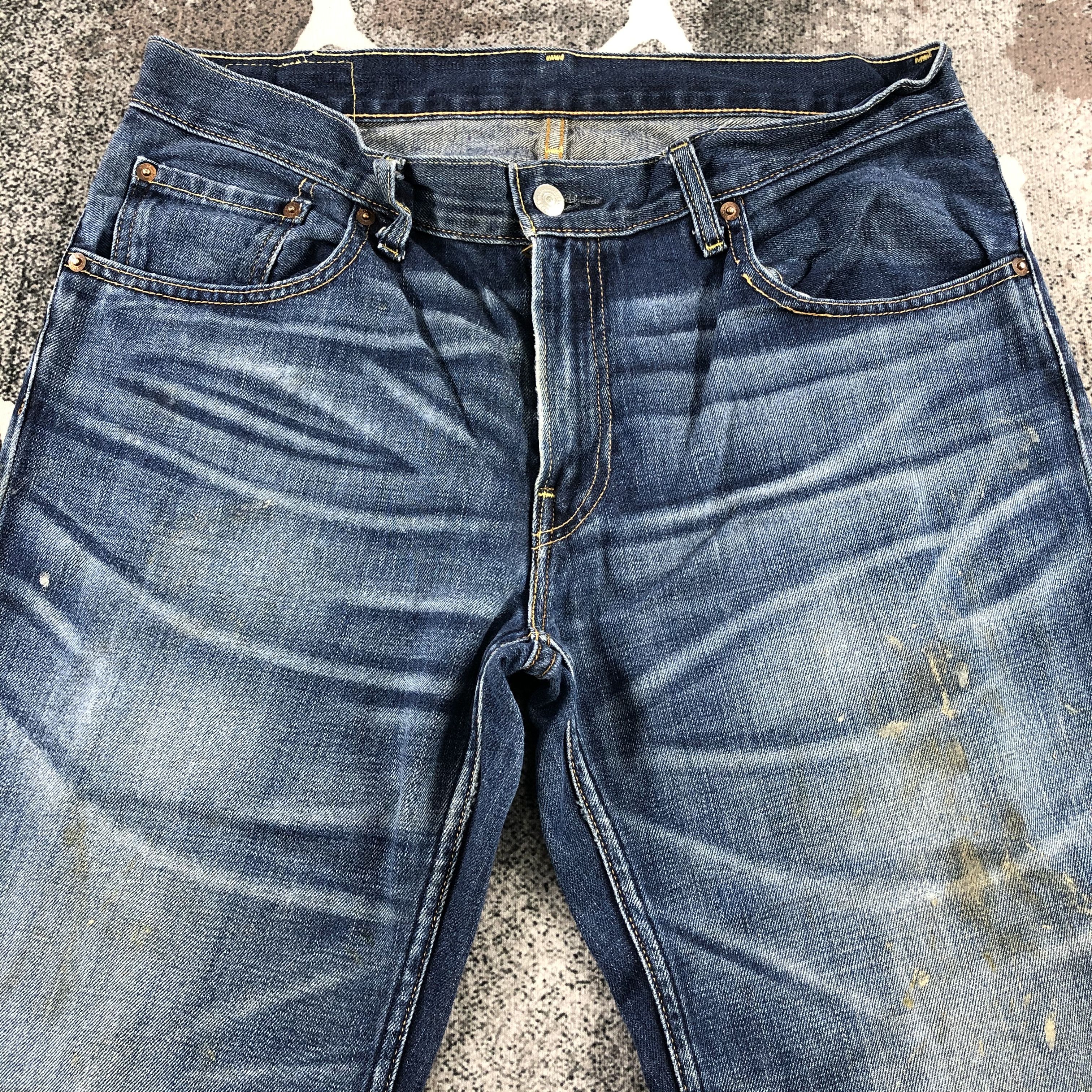 Levi's Vintage Levi's 502 Jeans Faded Blue Denim KJ925 Size US 33 - 3 Thumbnail