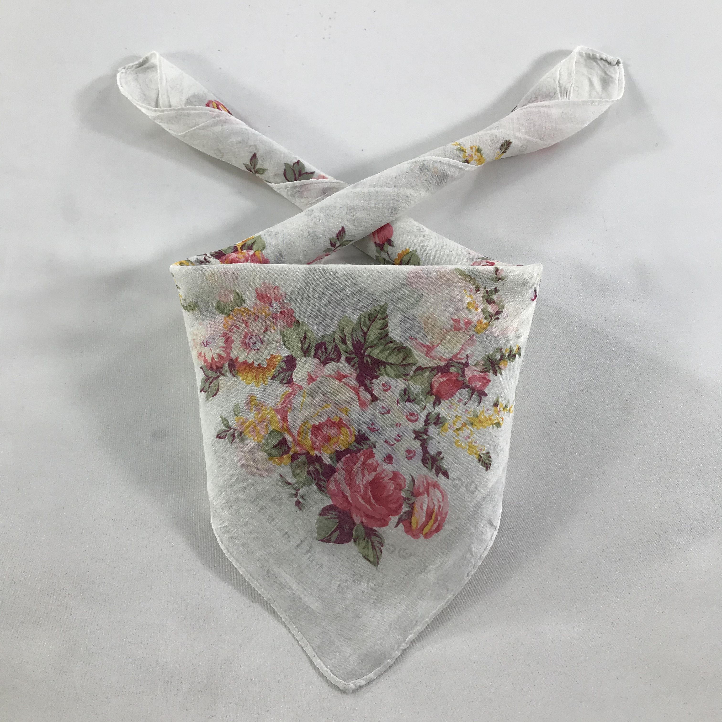 Christian Dior Monsieur × Vintage Christian Dior Bandana / Handkerchief / Neckerchief - S1312 Size ONE SIZE - 3 Thumbnail