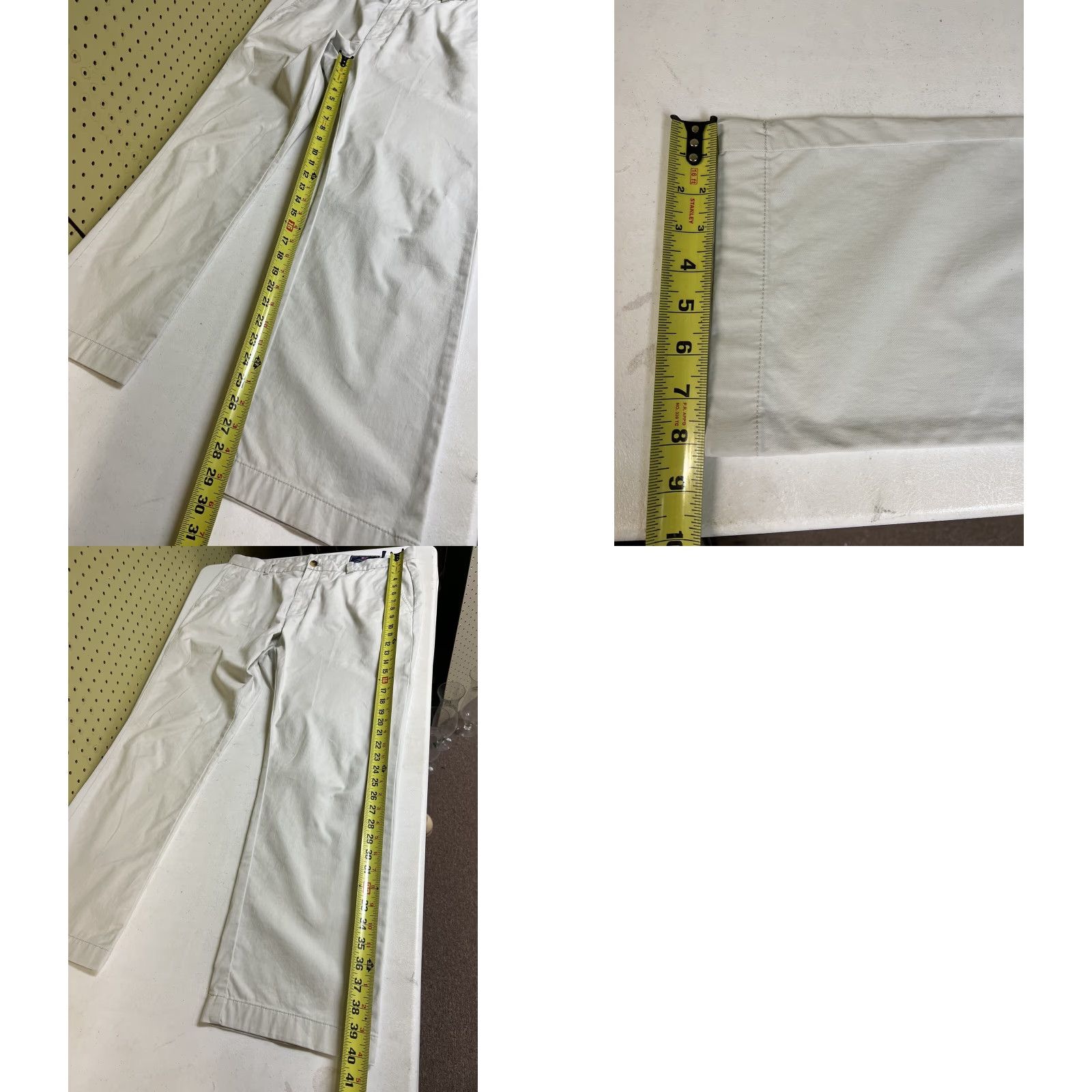 Vineyard Vines Vineyard Vines Pants Men 35x30 Khaki Flat Front Club Twill Chino Straight Leg Mens Regular Pants Beige Flat Front 35 in Waist Vintage No Size US 35 - 8 Thumbnail