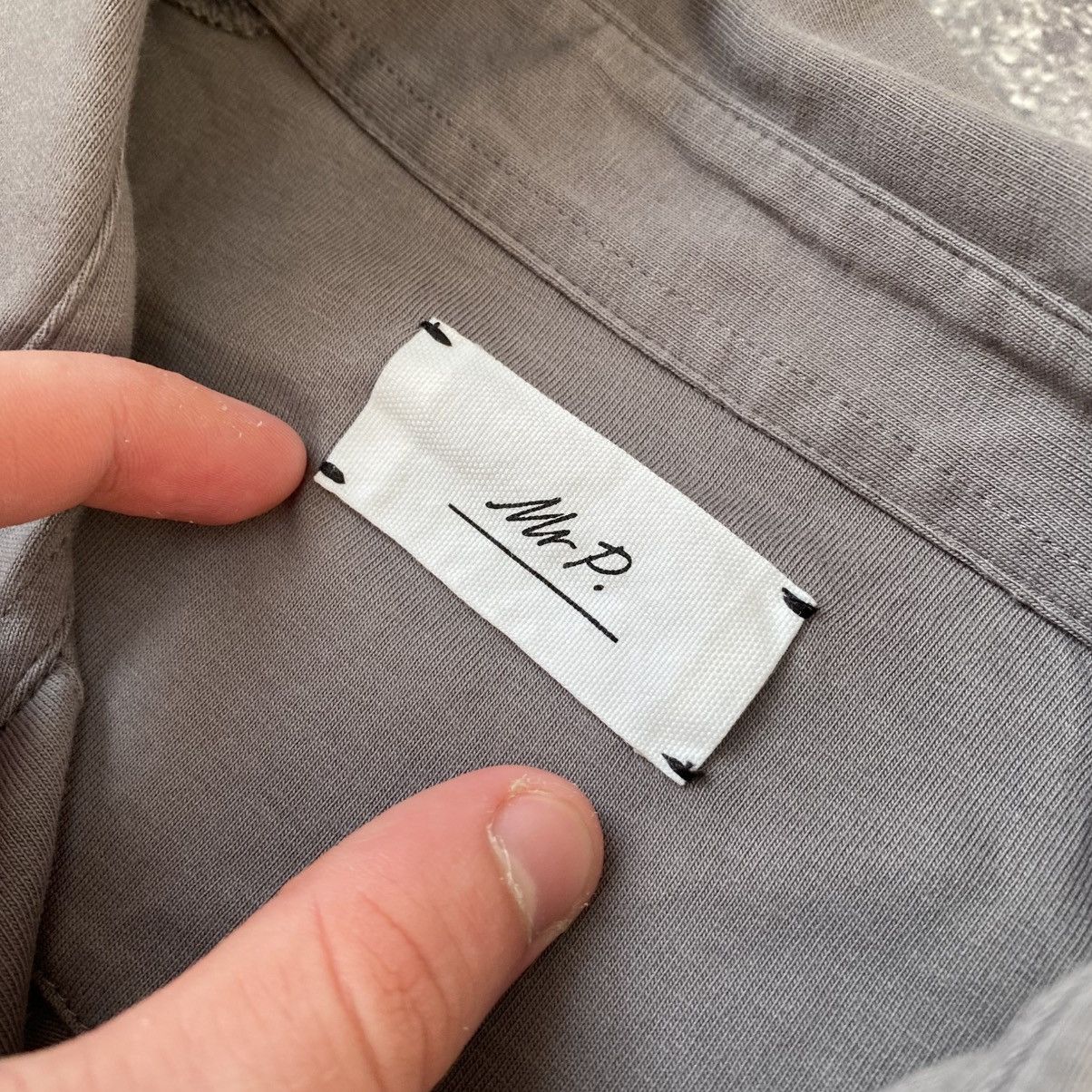 Mr P. Luxury Mr P. Basic Designer Button Up streetwear overshirt Size US S / EU 44-46 / 1 - 4 Thumbnail