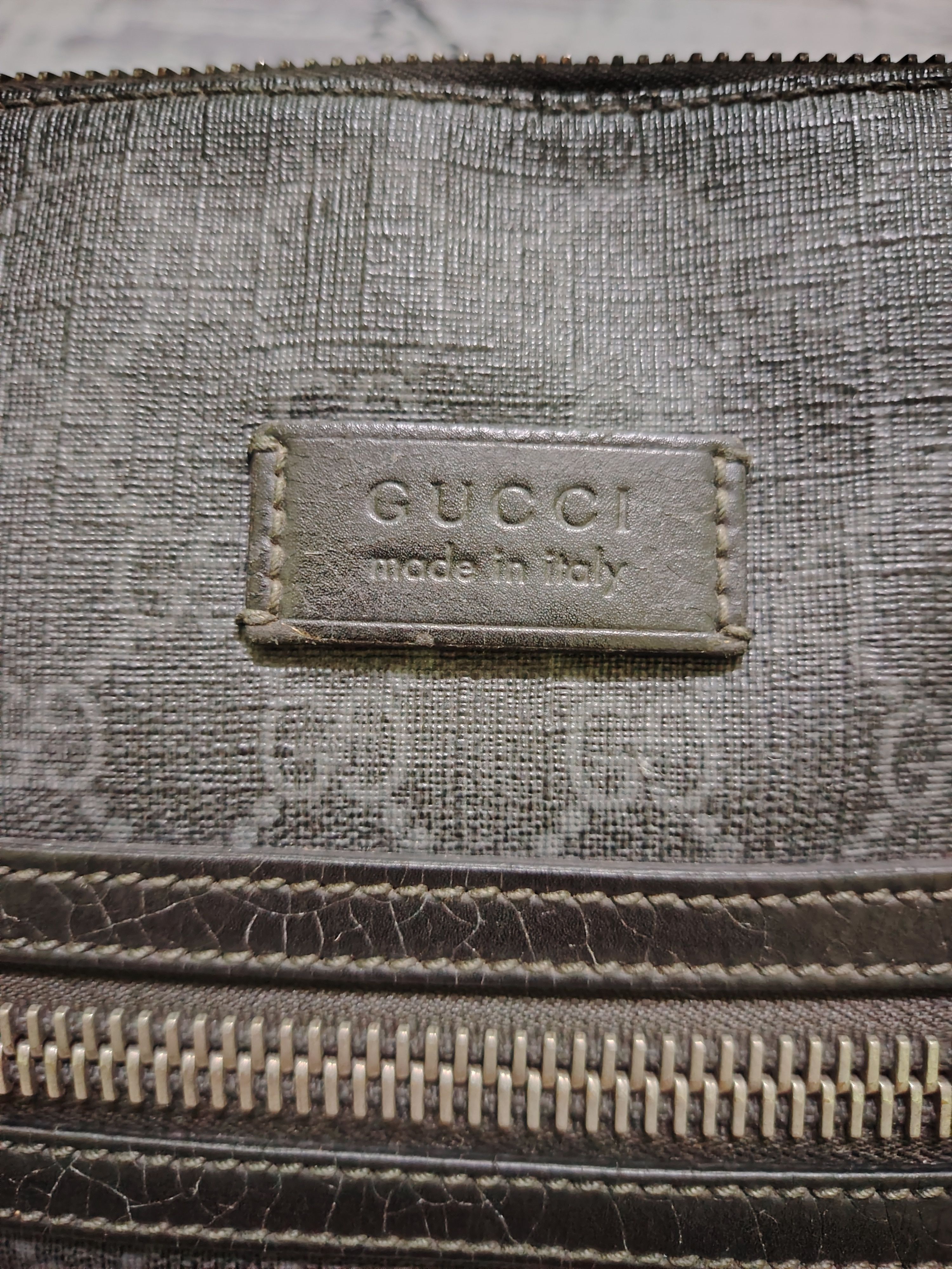 Gucci GUCCI DISTRESSED BAG MESSENGER MONOGRAM SUPREME GG Size ONE SIZE - 3 Thumbnail