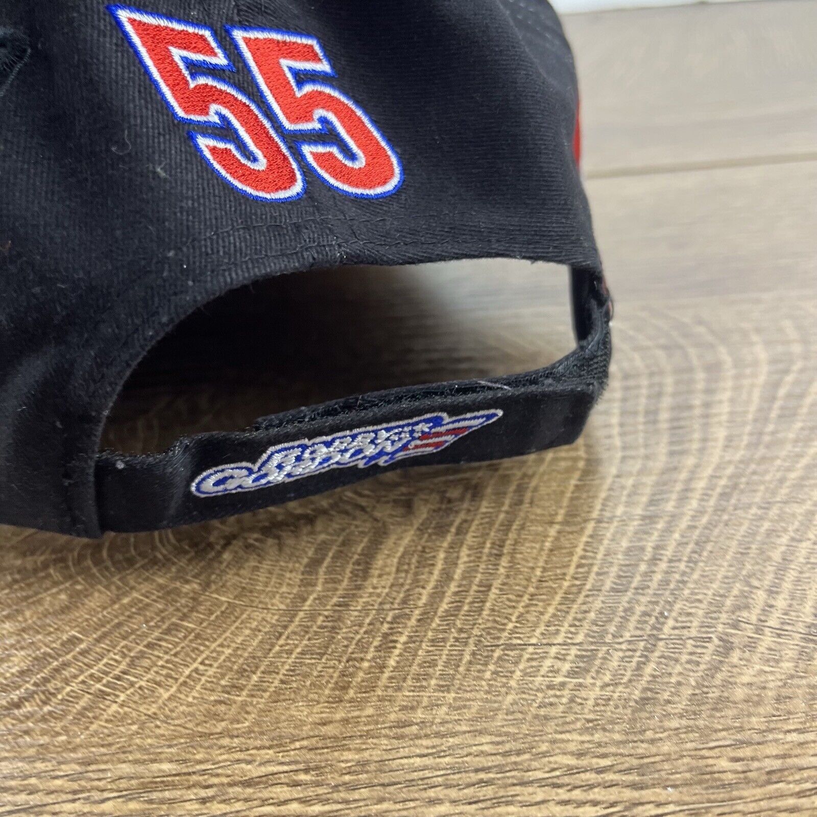 Other Fruit of the Loom Racing 55 Hat Black Cap Hat Adjustable Hat Size ONE SIZE - 9 Thumbnail