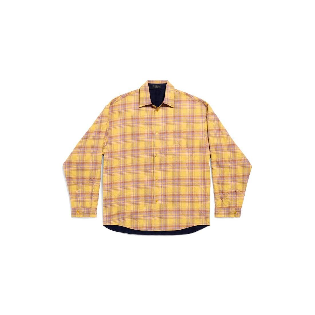 Balenciaga o1bcso1str1125 Reversible Shirt Large Fit in Multicolor Size US S / EU 44-46 / 1 - 1 Thumbnail