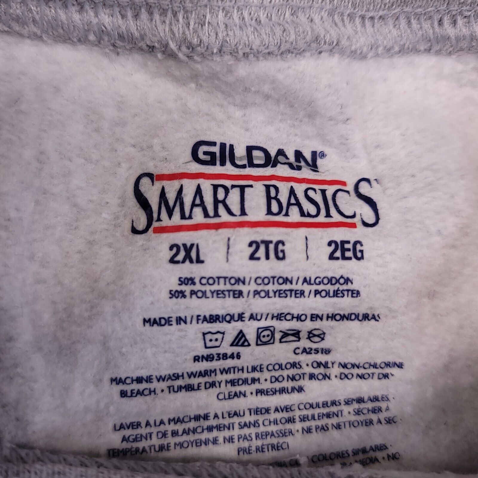 Gildan Gildan Long Sleeve Pullover Sweatshirt Mens Size 2XL Gray Size US XXL / EU 58 / 5 - 3 Thumbnail