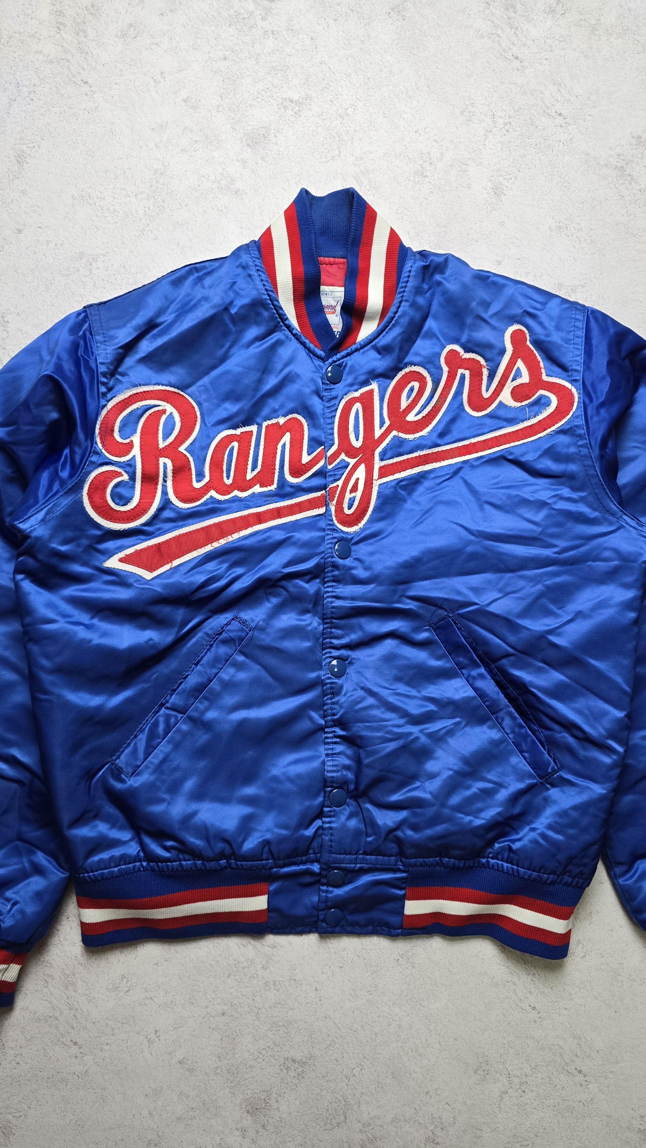 Starter Vintage Texas Rangers Diamond Collection MLB Satin Bomber Size US S / EU 44-46 / 1 - 7 Thumbnail