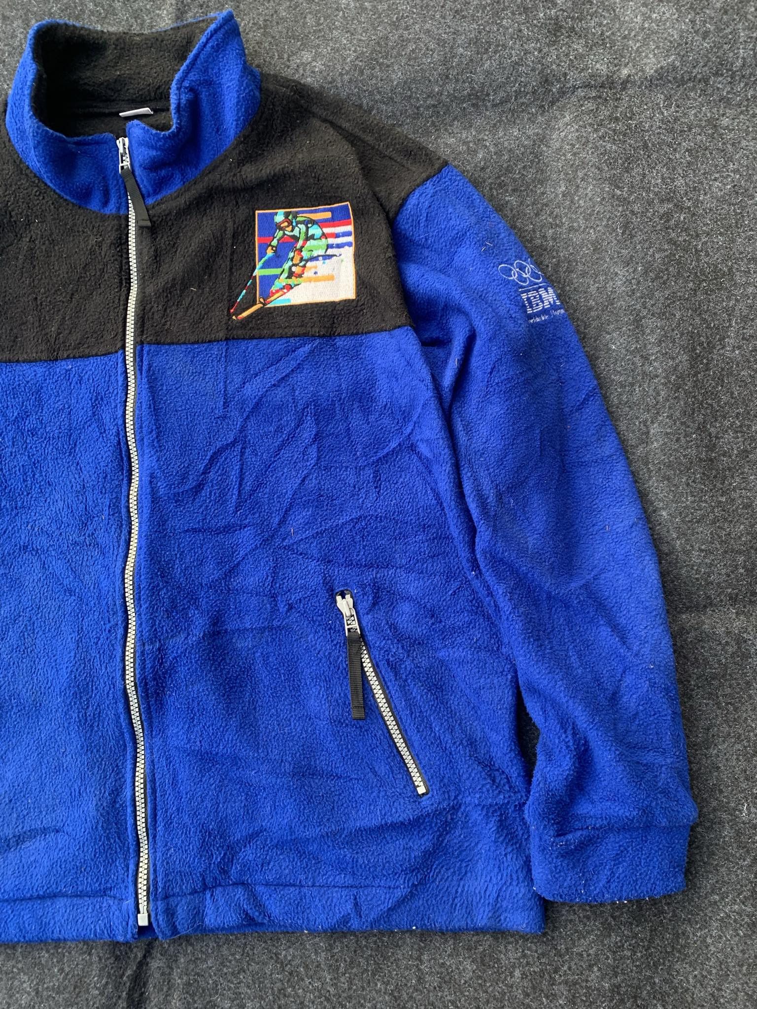 USA Olympics IBM x OLYMPIC worldwide partner Fleece jacket - Ski Graphic. Size US M / EU 48-50 / 2 - 4 Thumbnail