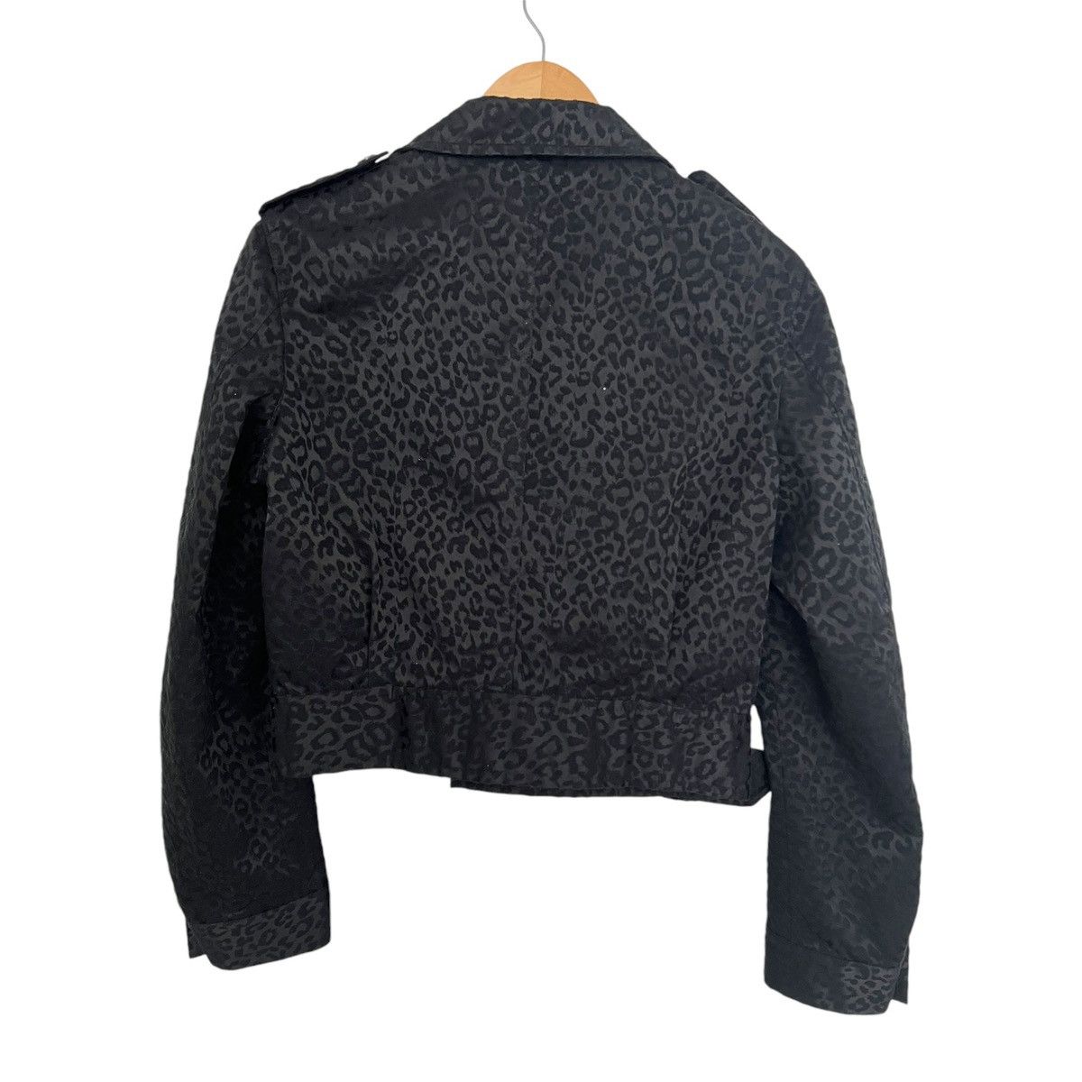 Comme des Garcons × Comme des Garcons Black Comme Des garçon leopard print cropped jacket Size US S / EU 44-46 / 1 - 3 Thumbnail