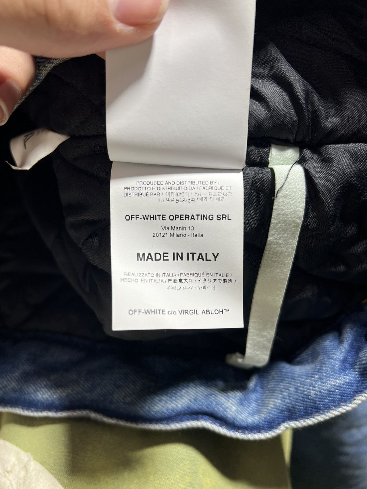 Off-White Off-White Insulated Denim Jacket Size US XL / EU 56 / 4 - 9 Thumbnail