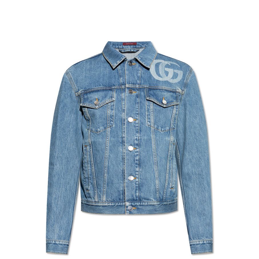 Gucci GUCCI Blue Denim Jacket New & Authentic (Men's size:M;) Size US M / EU 48-50 / 2 - 1 Preview