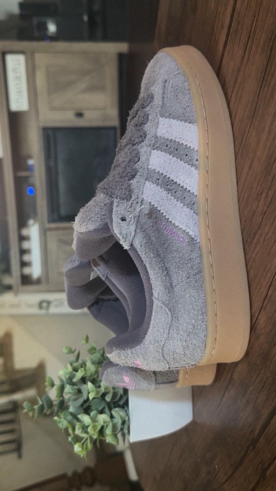 Adidas Adidas Campus 00’s Grey and Purple Women’s 6.5 Size US 6.5 / EU 39-40 - 3 Thumbnail