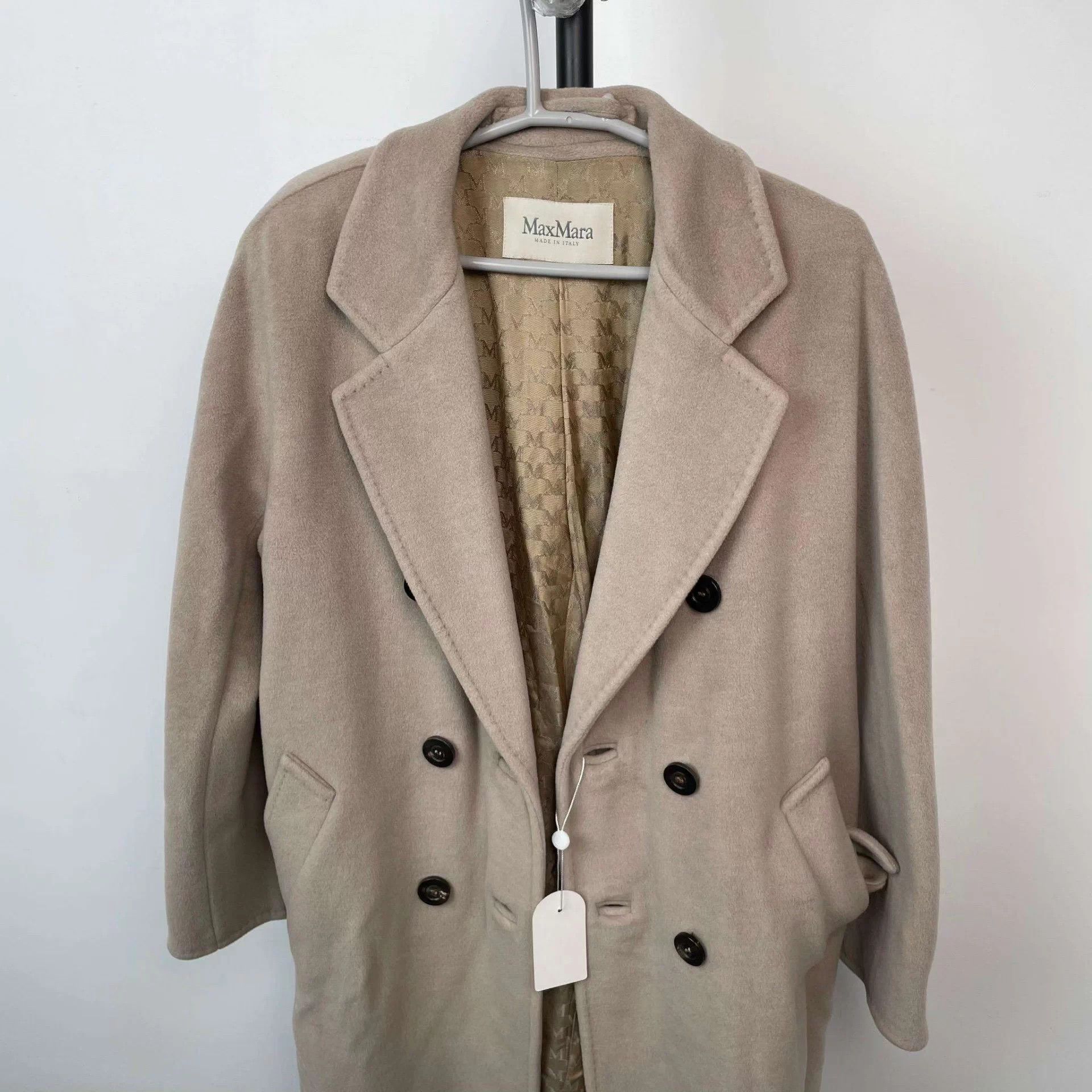 Max Mara MAXMara 101801 grey 36 coat Size S / US 4 / IT 40 - 3 Thumbnail