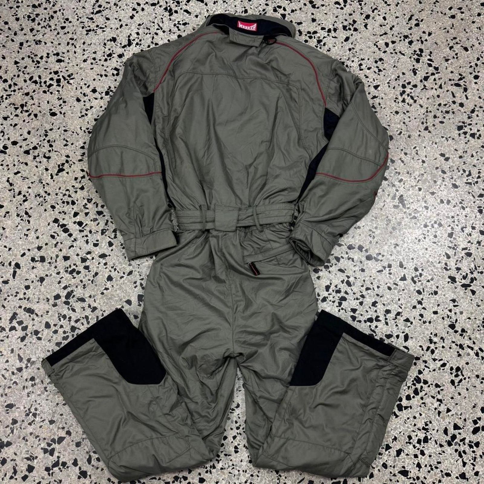 Other × Vintage VINTAGE MARKER FULL ZIP COVERALL OLIVE SNOWBOARD SKI SUIT: Size US M / EU 48-50 / 2 - 8 Thumbnail