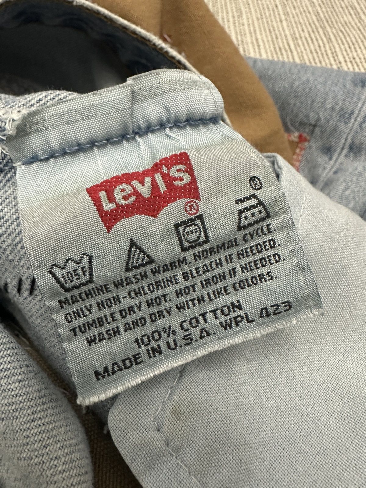 Levi's 🔥 Levis 501 Patchwork Sashiko Reworked Size US 34 / EU 50 - 12 Thumbnail