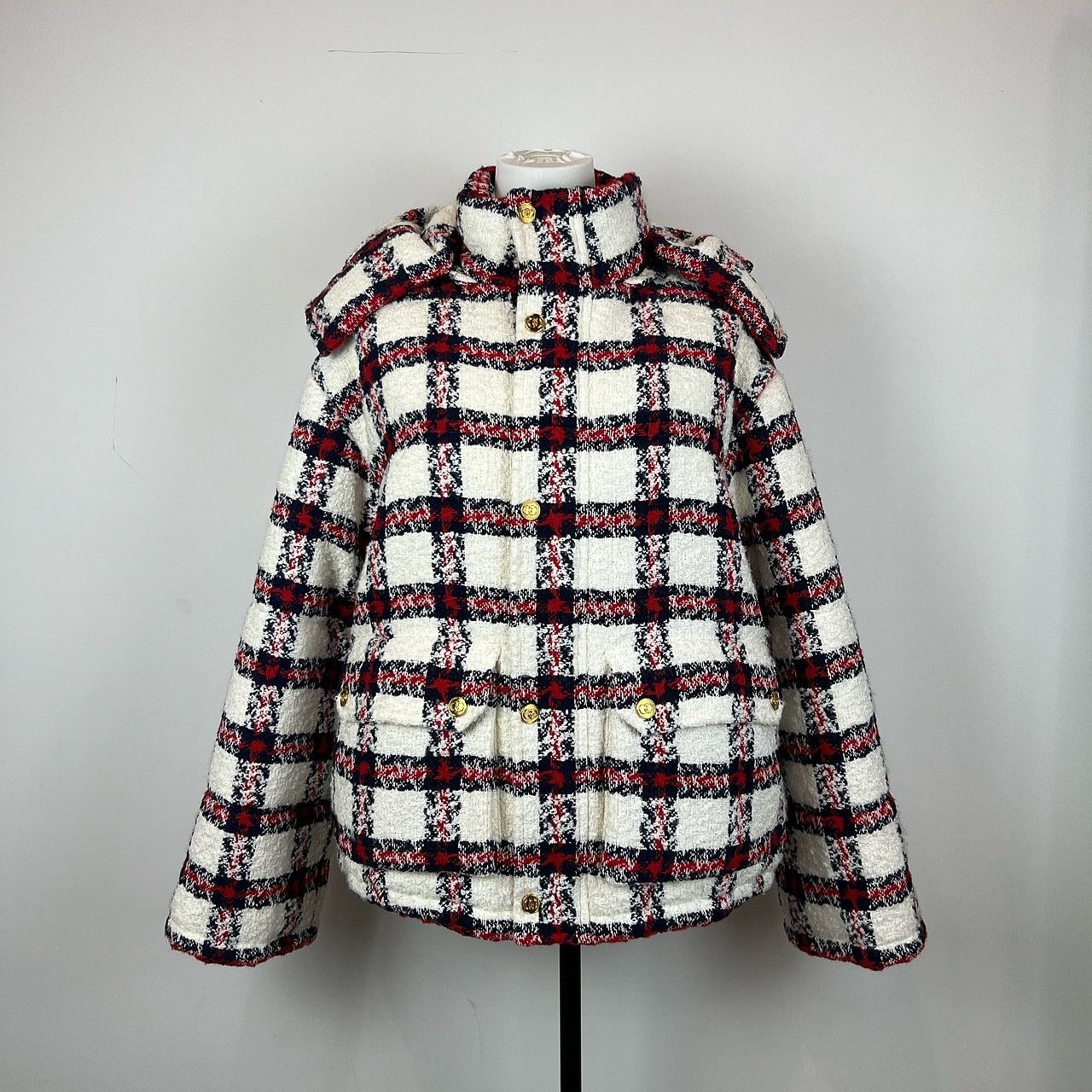 Gucci Gucci Plaid Tweed Padded Jacket Size 42 Size M / US 6-8 / IT 42-44 - 1 Thumbnail