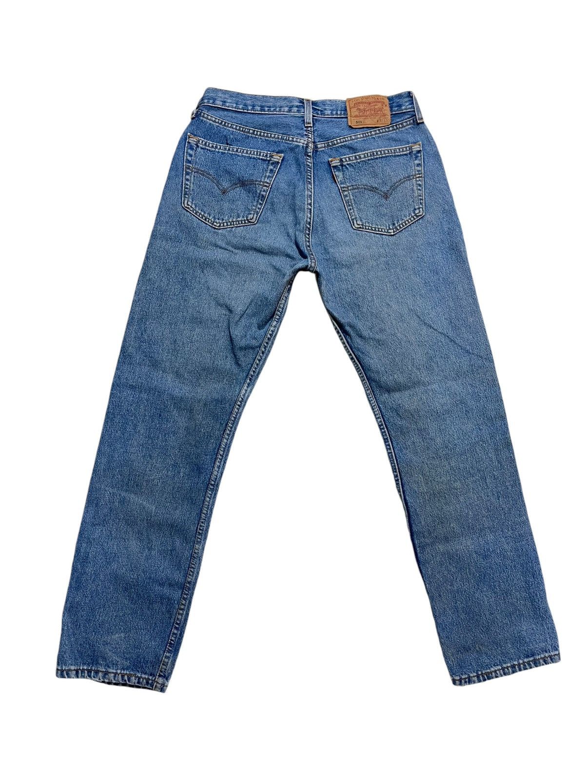Levi's × Vintage VINTAGE LEVIS 501 MADE IN UK JEANS Size US 31 - 3 Thumbnail