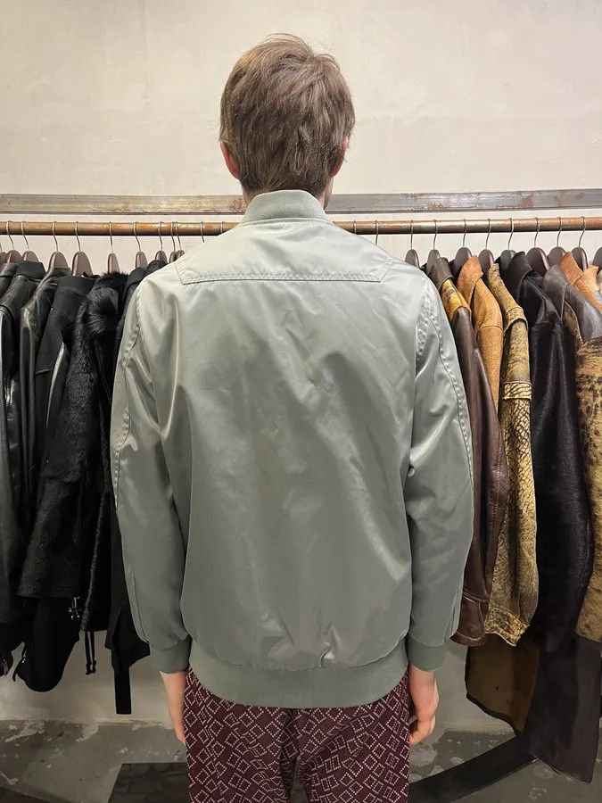 Acne Studios × Vintage Acne Studios Nylon Pale Green Bomber Jacket Size US S / EU 44-46 / 1 - 5 Thumbnail