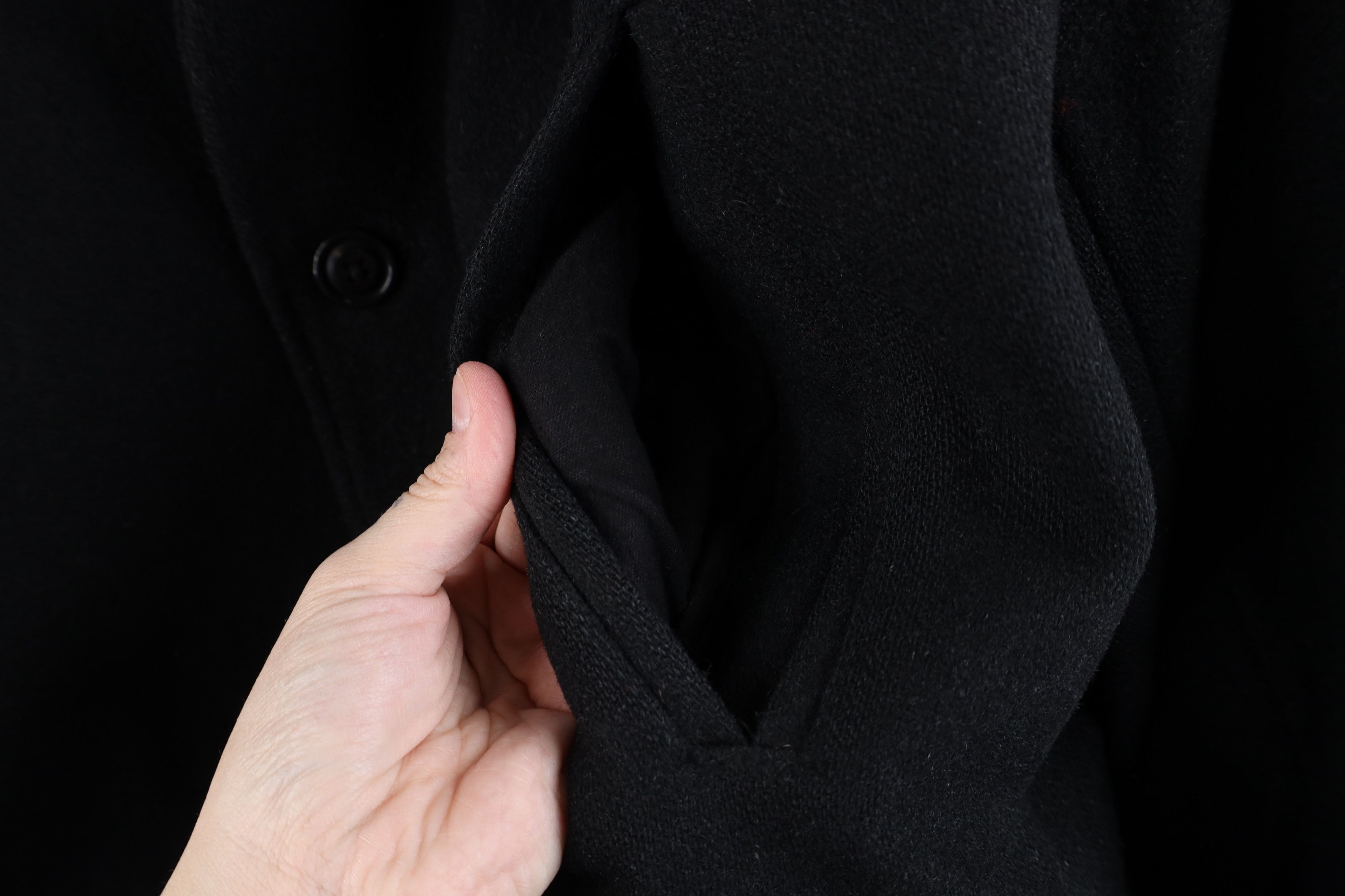 J.Crew J Crew Quilt Lined Wool University Jacket Coat Black Size US L / EU 52-54 / 3 - 6 Thumbnail