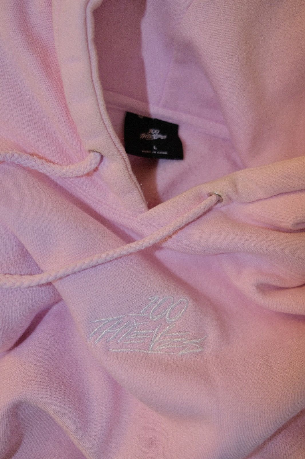 100 Thieves 100 Thieves Breast Cancer Hoodie Size US L / EU 52-54 / 3 - 6 Thumbnail