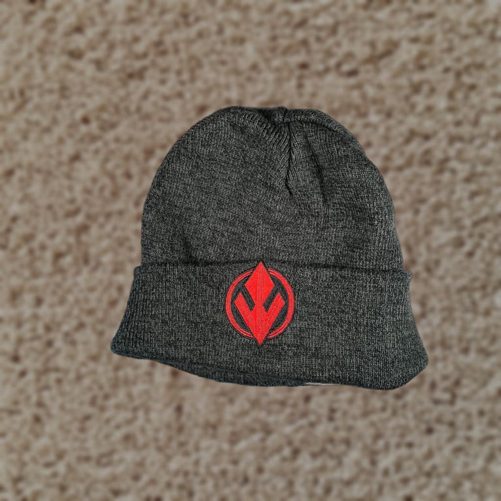 Star Wars Sith Eternal Crest Star Wars Beanie Toque Adult One Size Gray Knit 100% Arylic Star Wars Beanie Hat Men One Size Gray Knit Size ONE SIZE - 1 Thumbnail