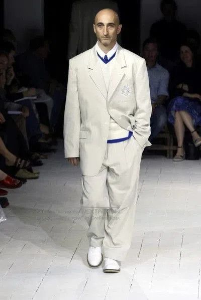 Yohji Yamamoto Yohji Yamamoto 03ss Silk Badge Blazer. Size US S / EU 44-46 / 1 - 4 Thumbnail