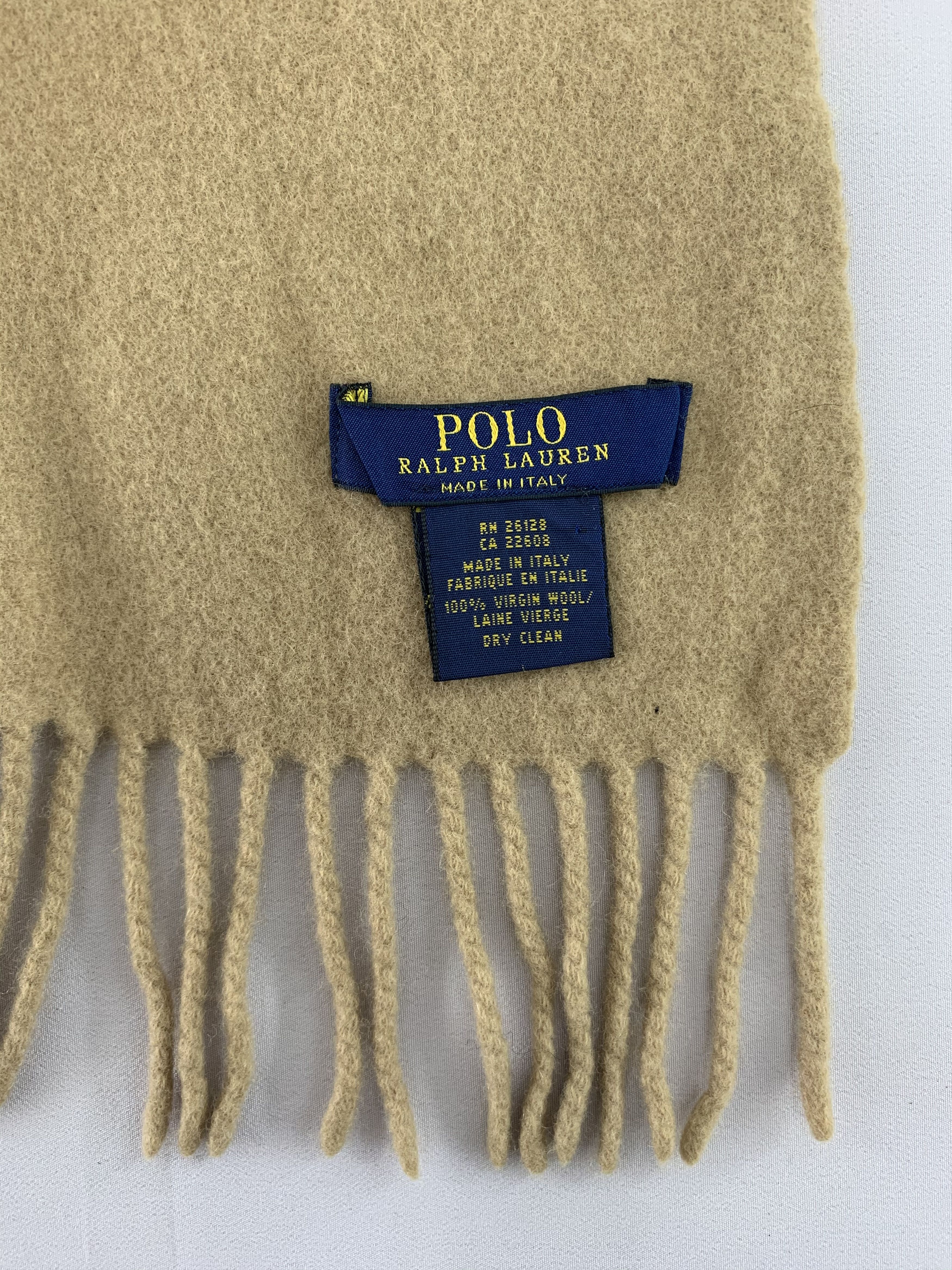 Polo Ralph Lauren Polo Ralph Lauren Scarf Wool Muffler Neck Wrap BL4221 Size ONE SIZE - 4 Thumbnail