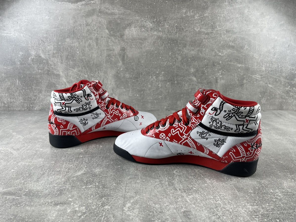 Reebok Reebok × Keith Haring Freestyle Hi 2013 Limited Edition Size US 8.5 / IT 38.5 - 5 Thumbnail