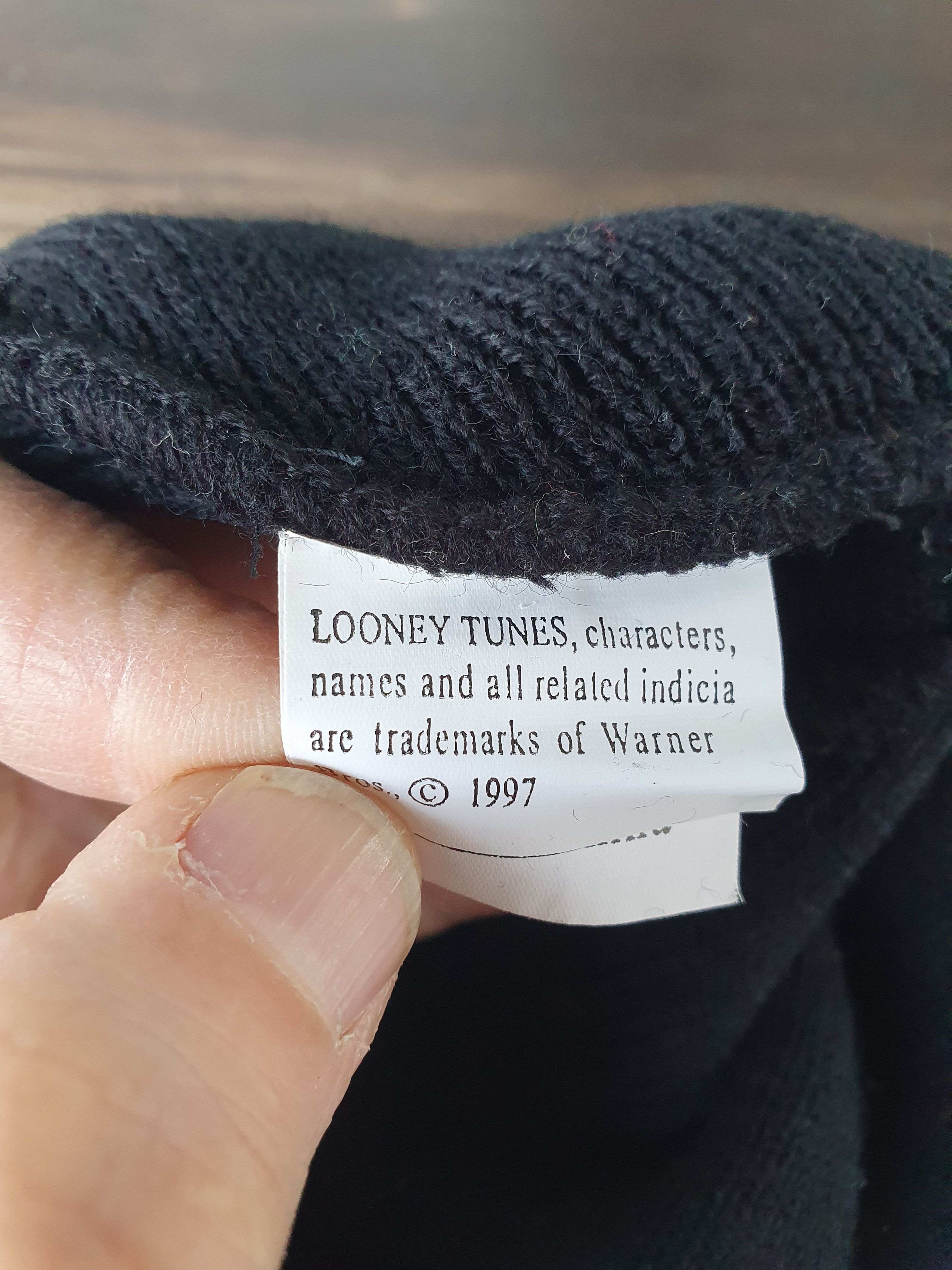 Vintage × Warner Bros Looney Tunes Warner Bros Taz Tazmanian Devil Vtg 1997 Beanie Size ONE SIZE - 2 Thumbnail