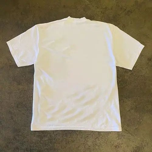 VIBE White casual retro street fashion print t-shirt Size US M / EU 48-50 / 2 - 2 Thumbnail