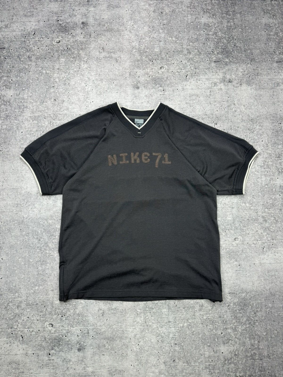 Nike × Vintage Vintage Nike Cyber Techno y2k 00s t shirt tee 