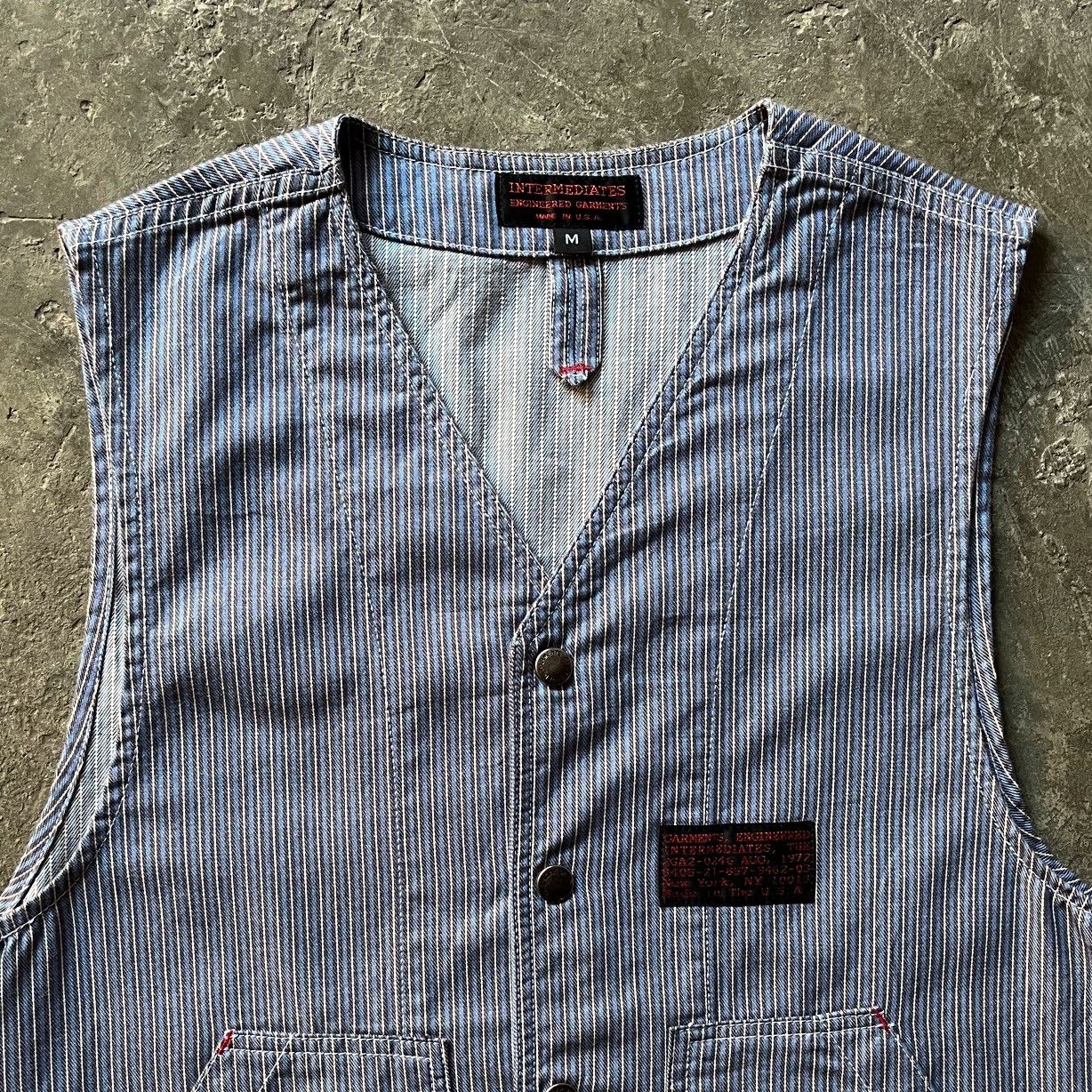 Engineered Garments Engineered garments stripes vest Size US M / EU 48-50 / 2 - 2 Thumbnail